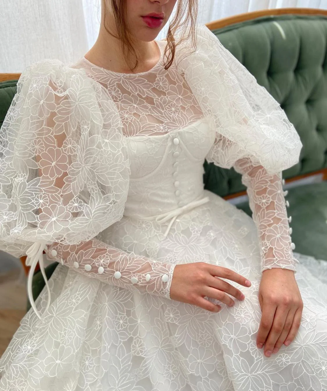 Anemone Fantasy Bridal Gown - Image 3