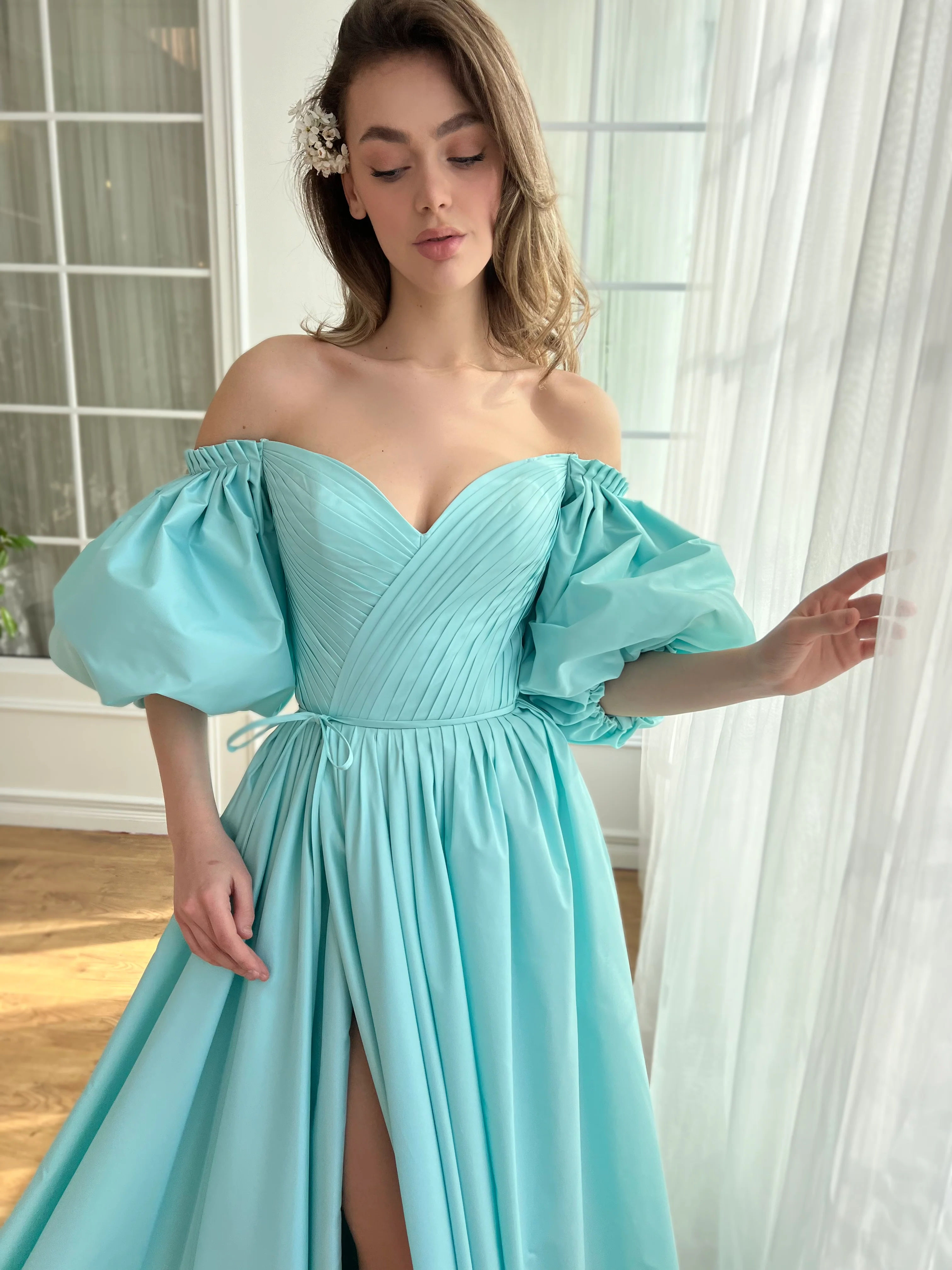 Aquamarine Charlotte Gown