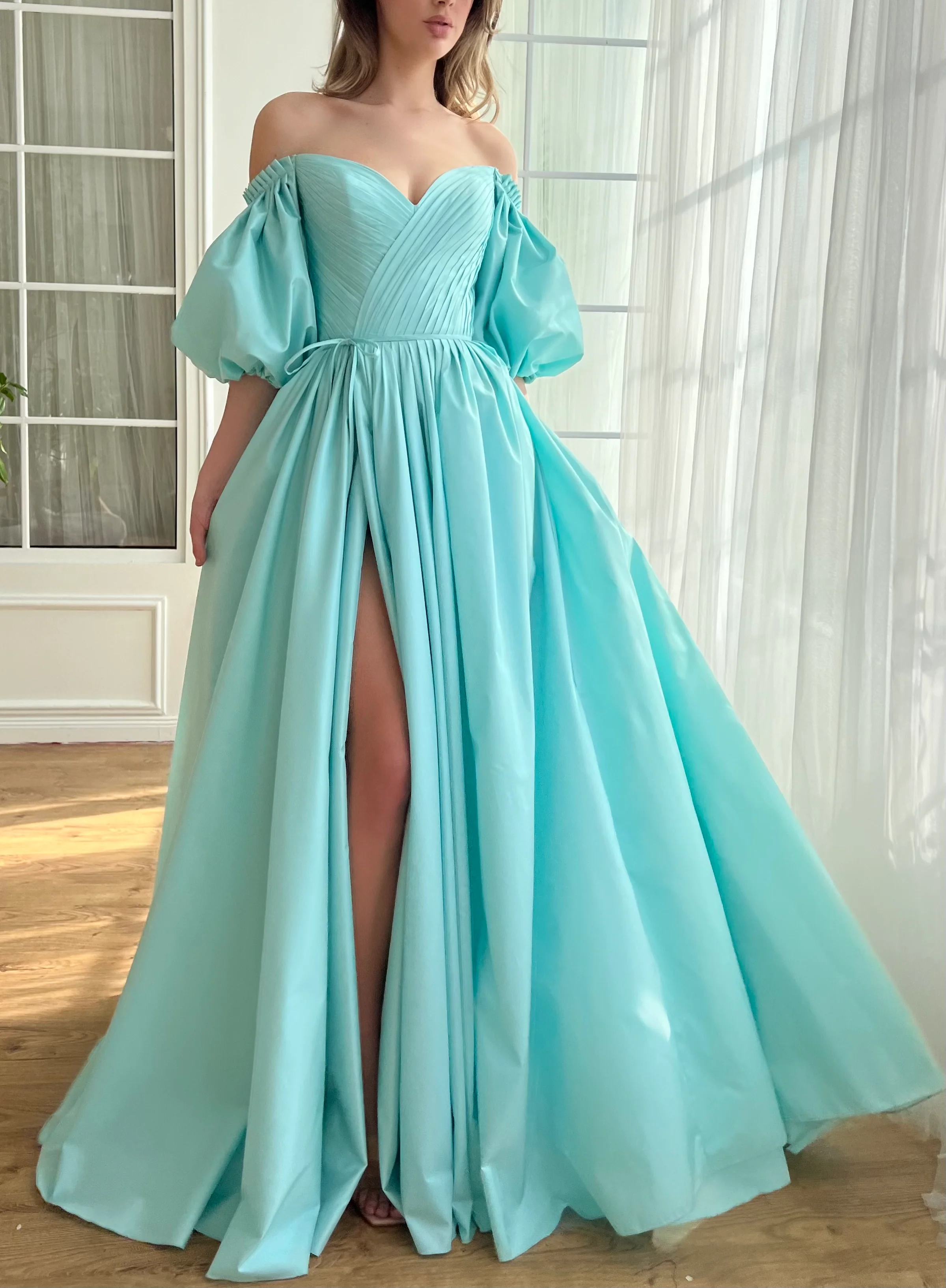 Aquamarine Charlotte Gown - Image 3