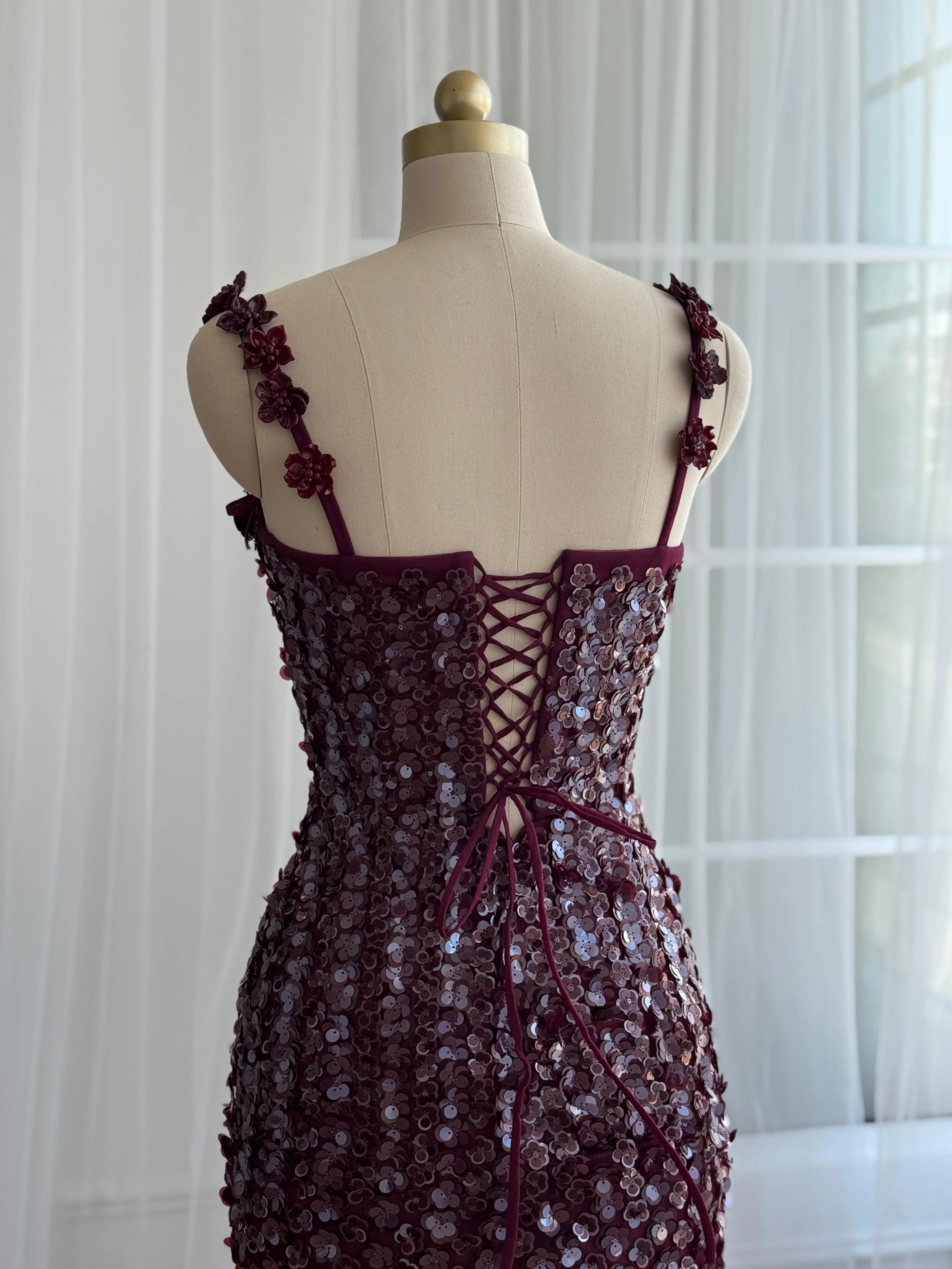 Aubergine Verse Gown - Image 3