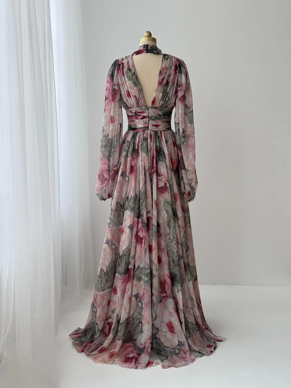 Aurelle Draped Gown - Image 4