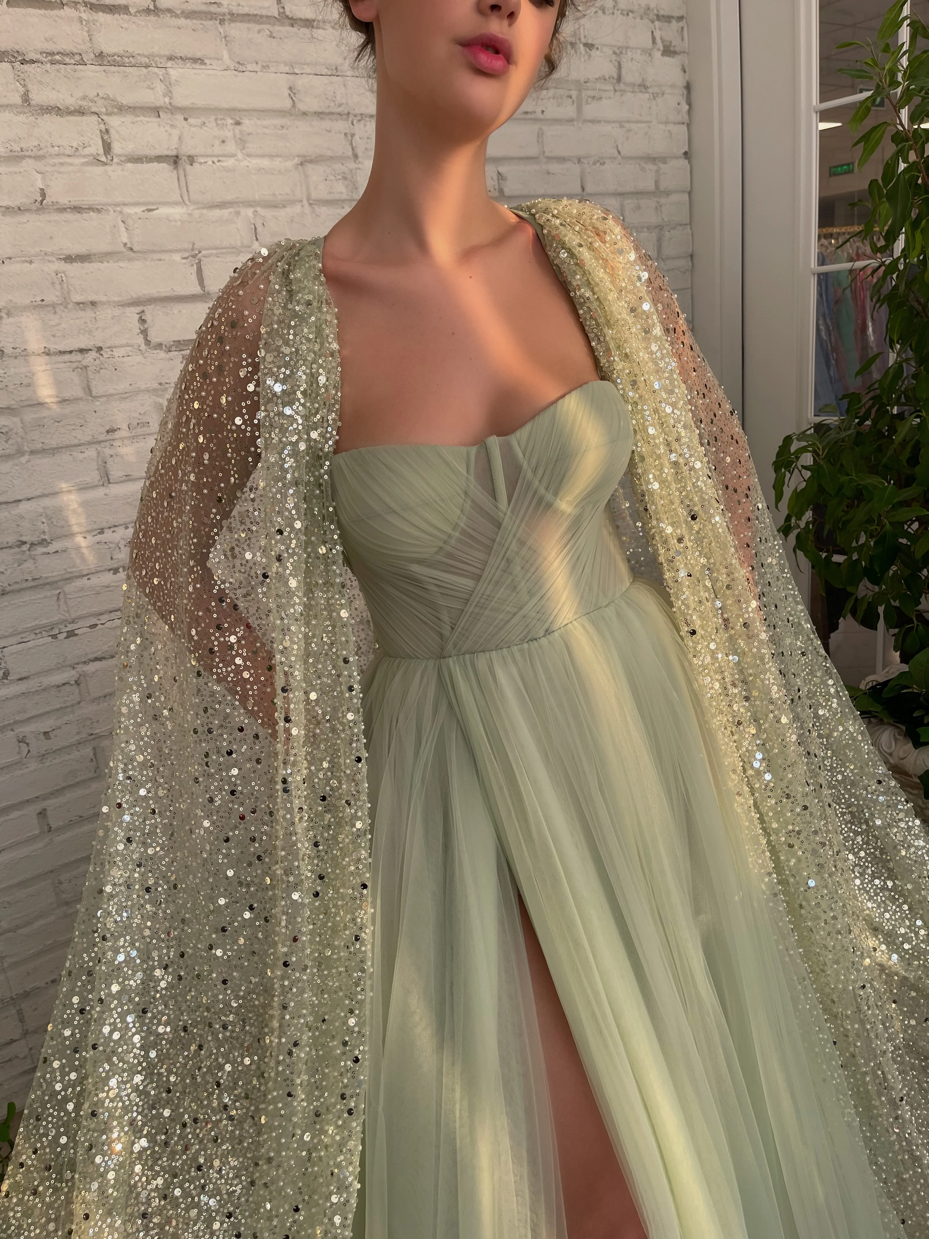 Aurora Cape Gown - Image 3