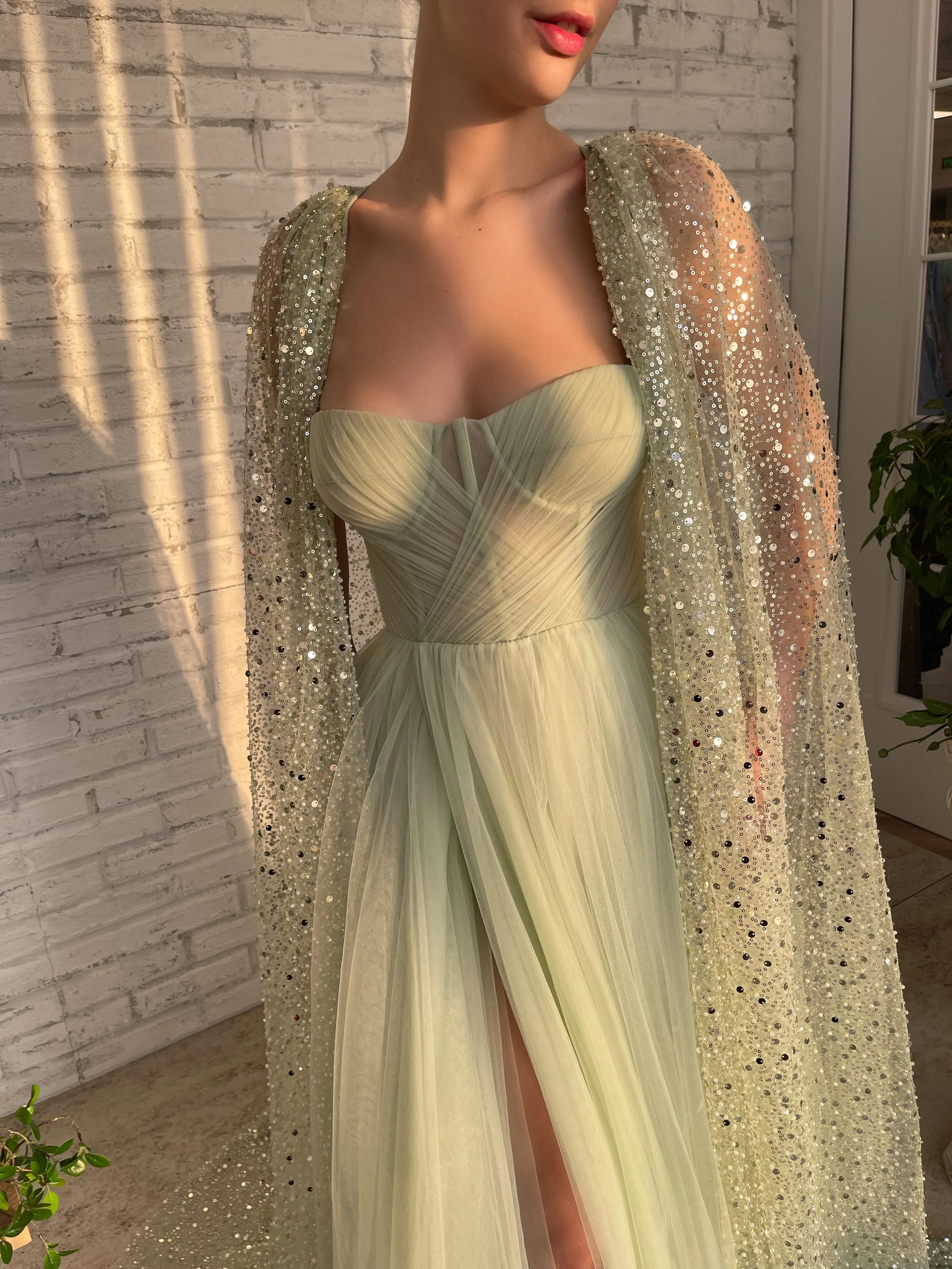 Aurora Cape Gown - Image 4