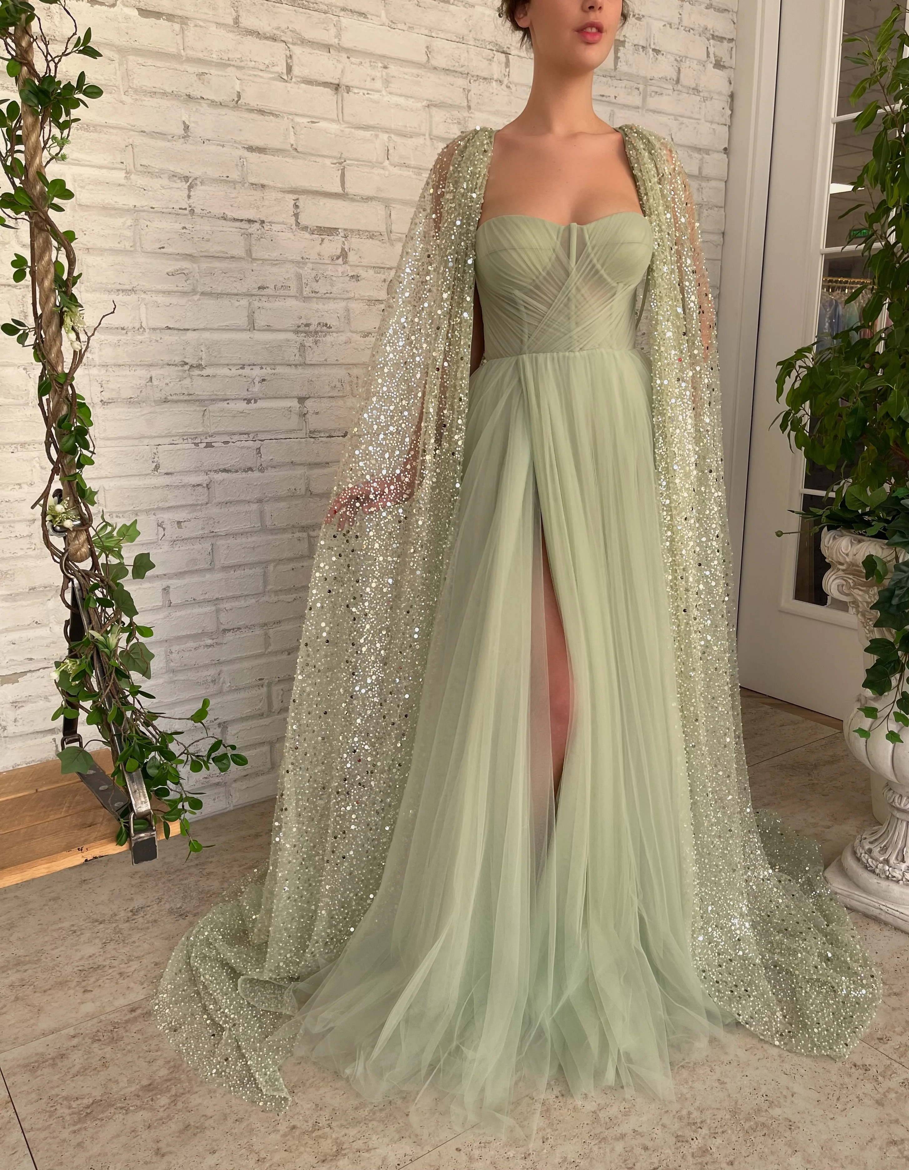 Aurora Cape Gown - Image 5