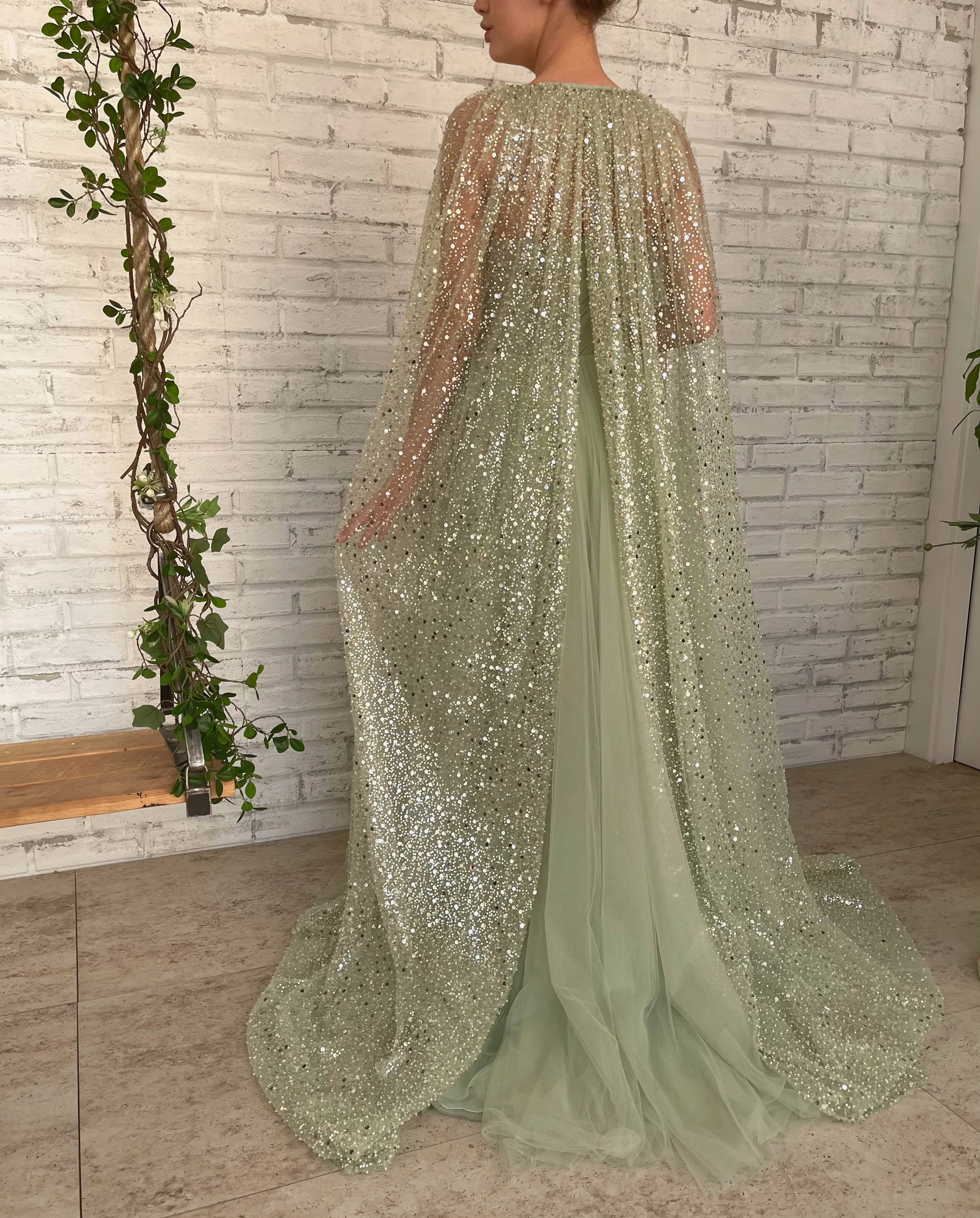 Aurora Cape Gown - Image 6
