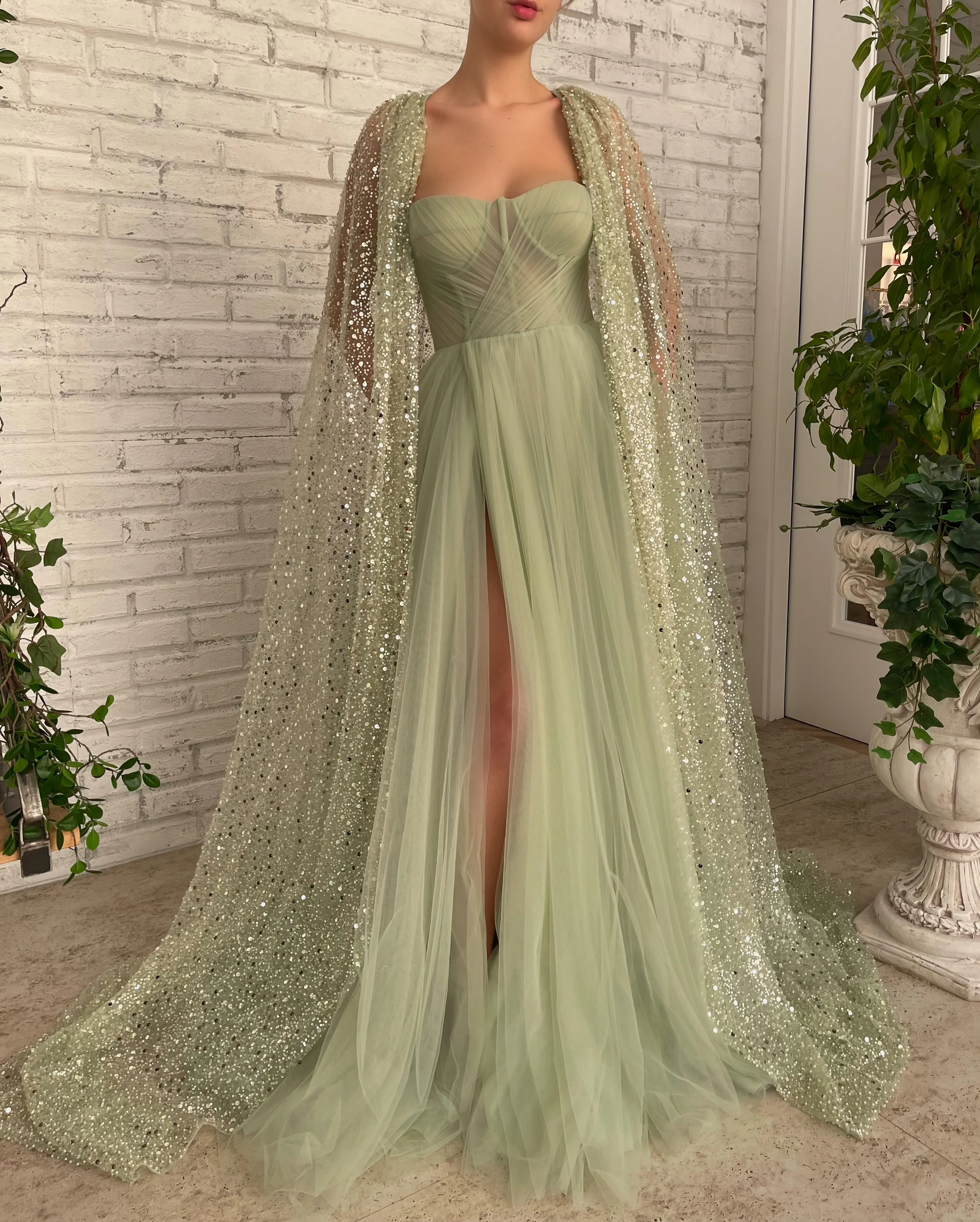 Aurora Cape Gown - Image 7