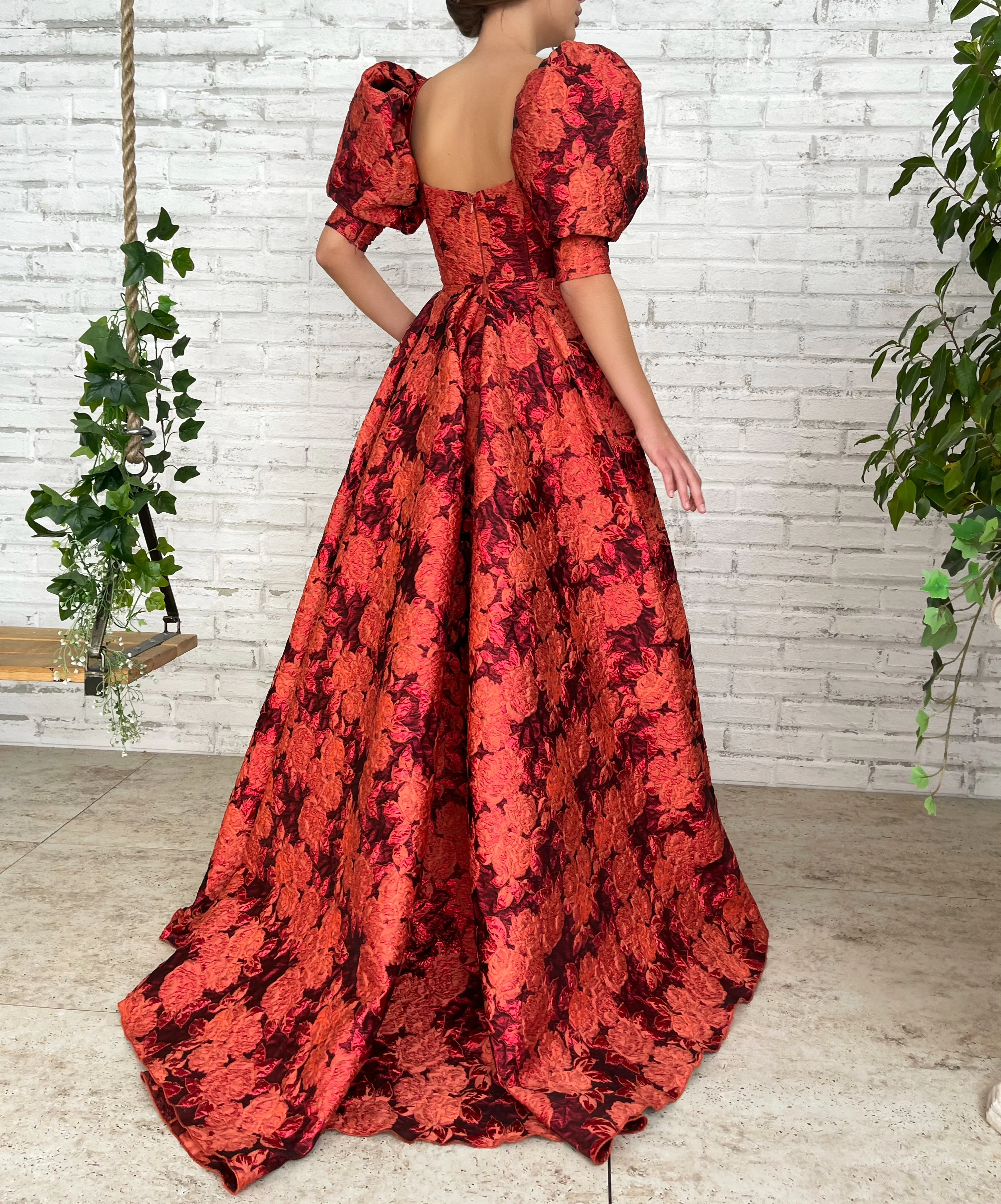 Autumnal Sunset Gown - Image 8