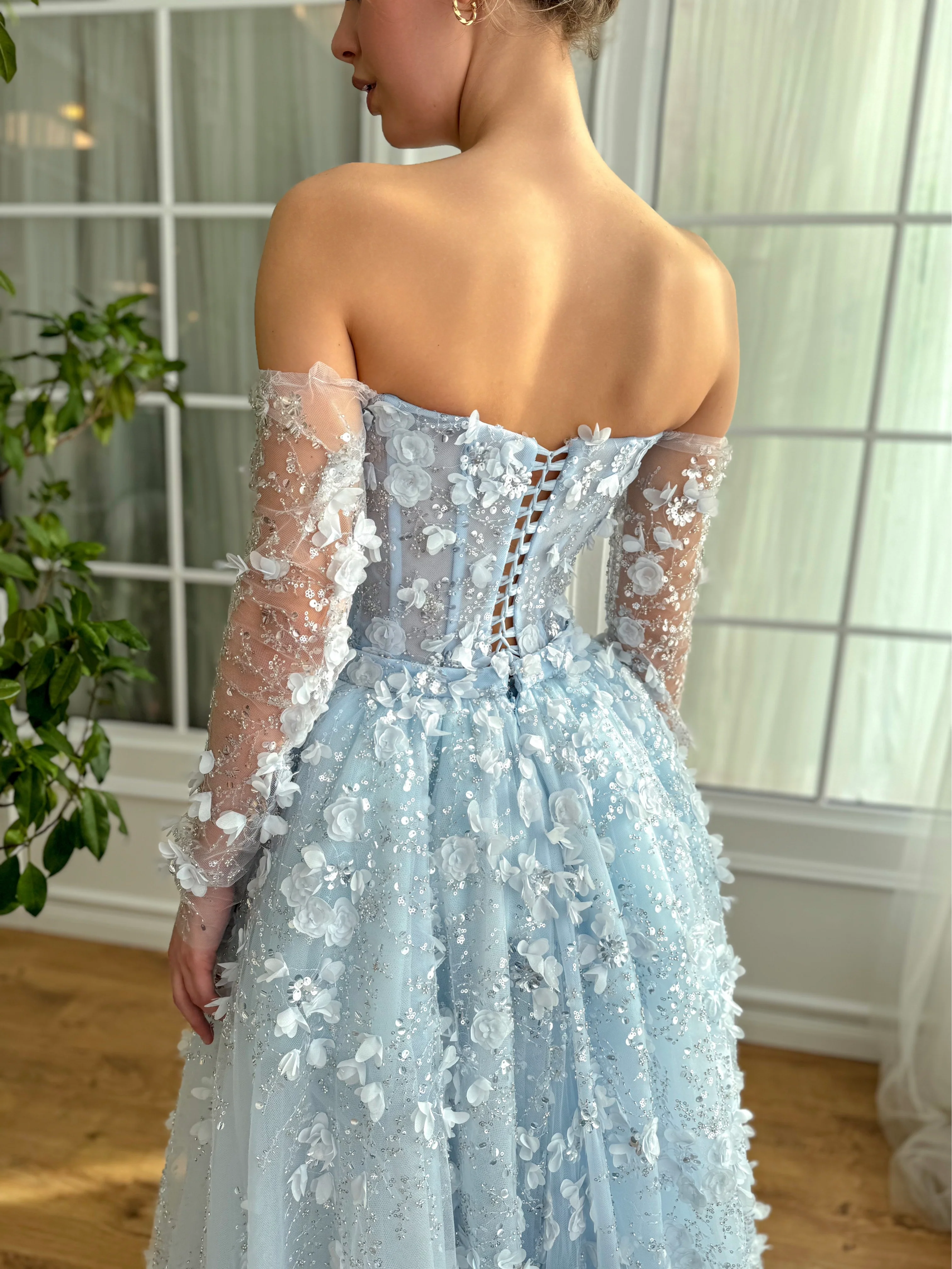 Baby Blue Serenade Gown - Image 3