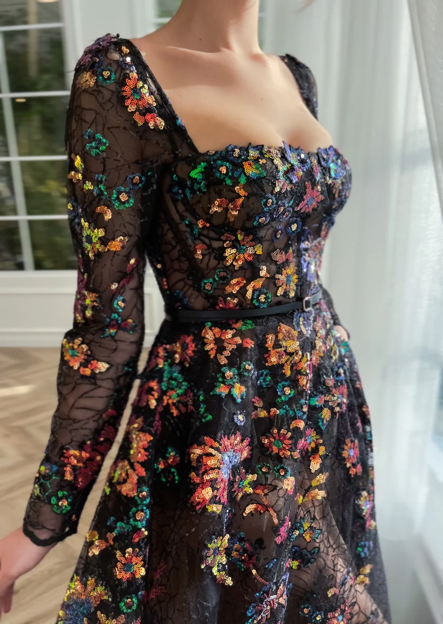 Black Swan Mosaic Gown - Image 3