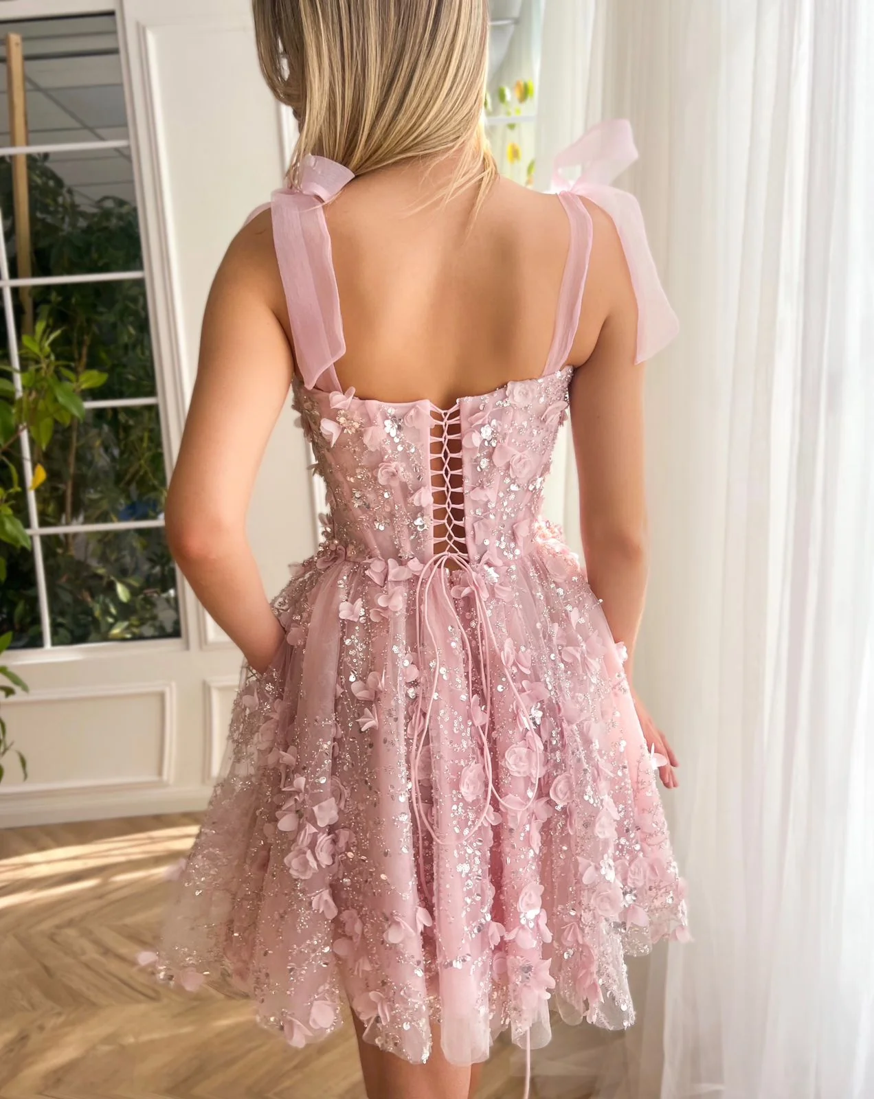 Blooming Serenade Mini Dress - Image 3