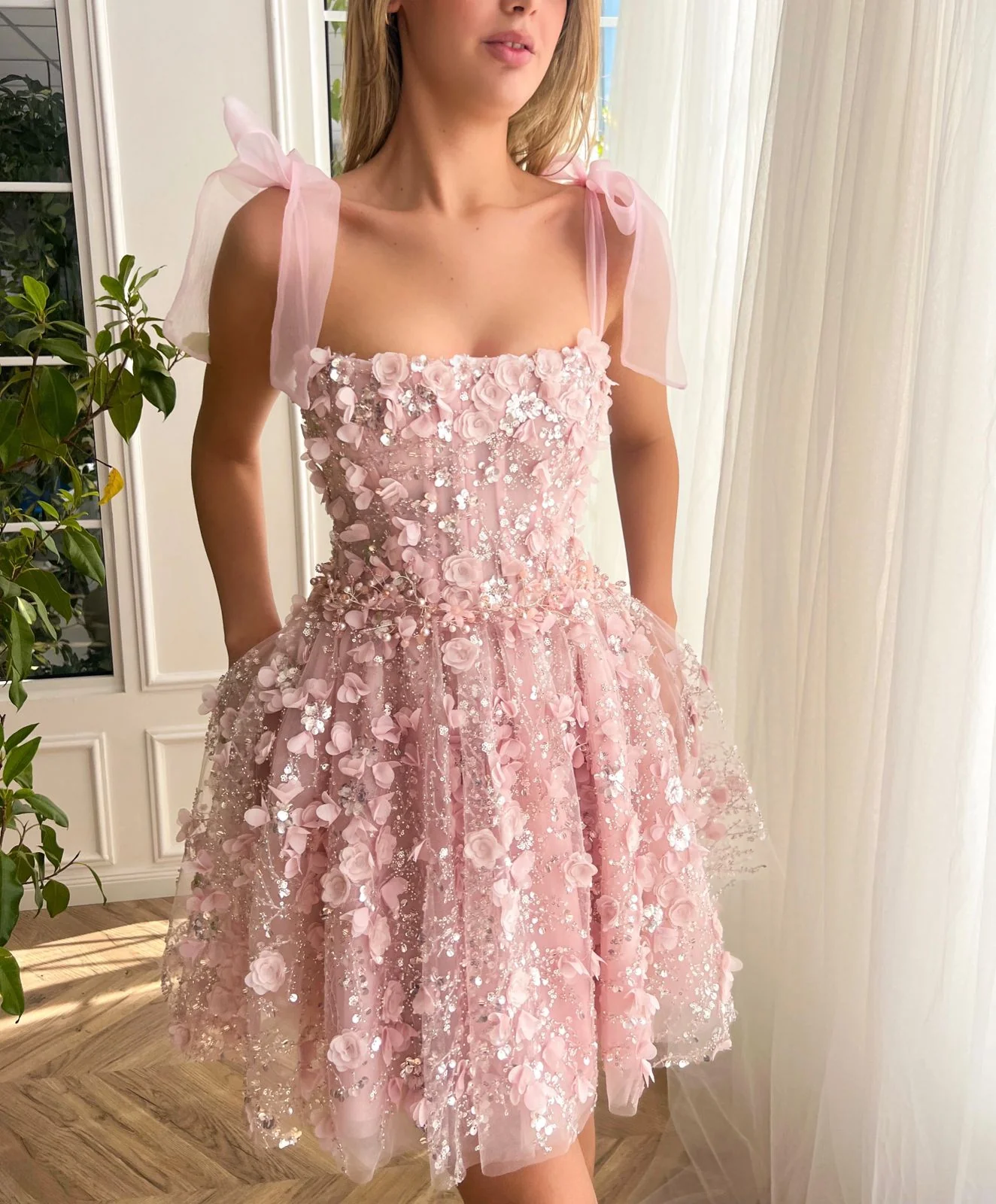 Blooming Serenade Mini Dress - Image 4