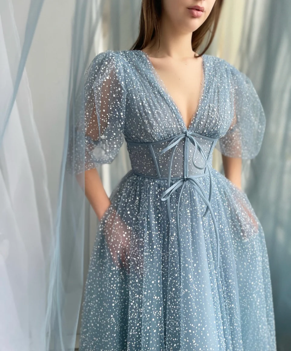 Blue Skies Corset Dress