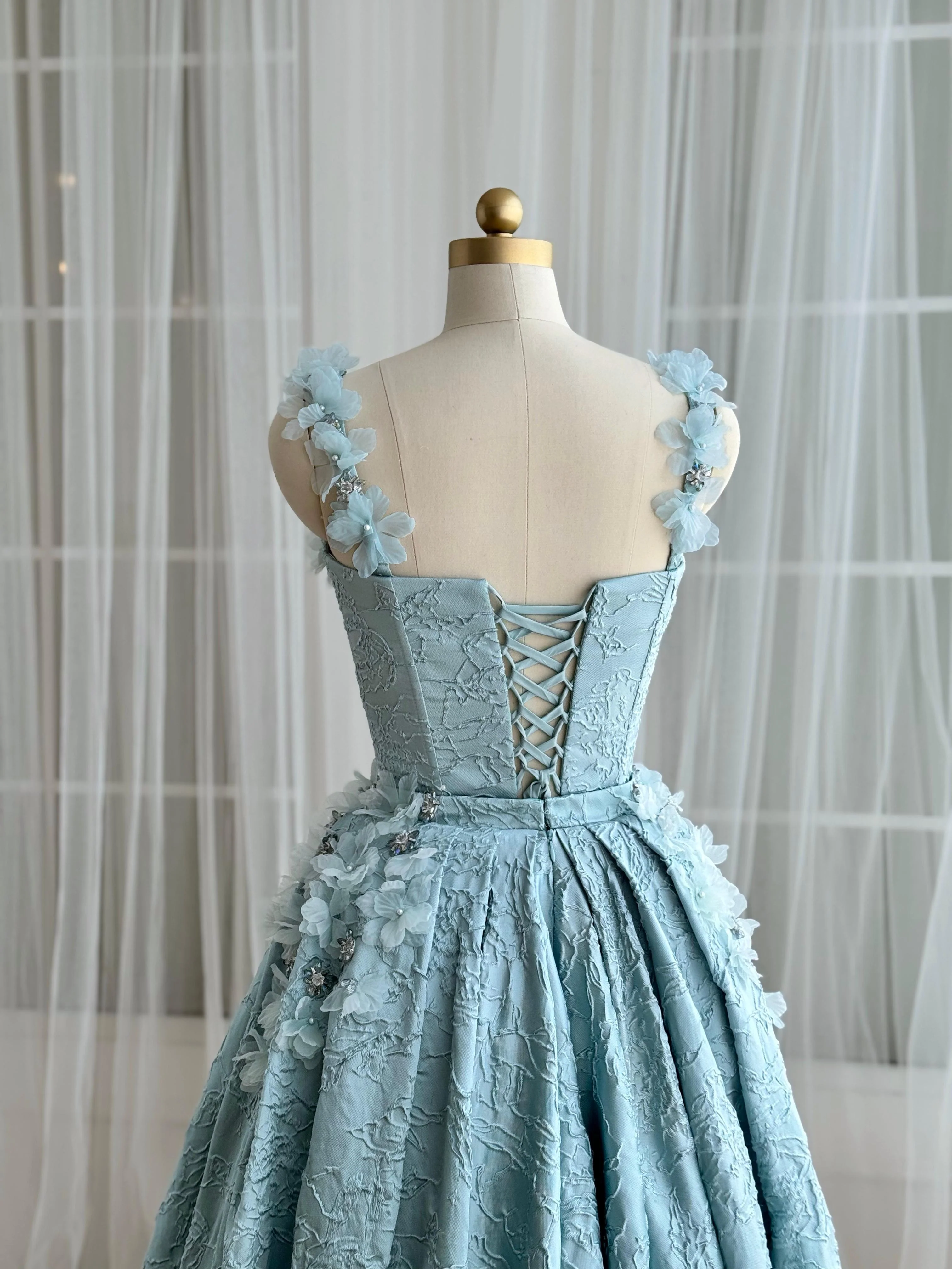 Bluebell Brocade Gown - Image 3