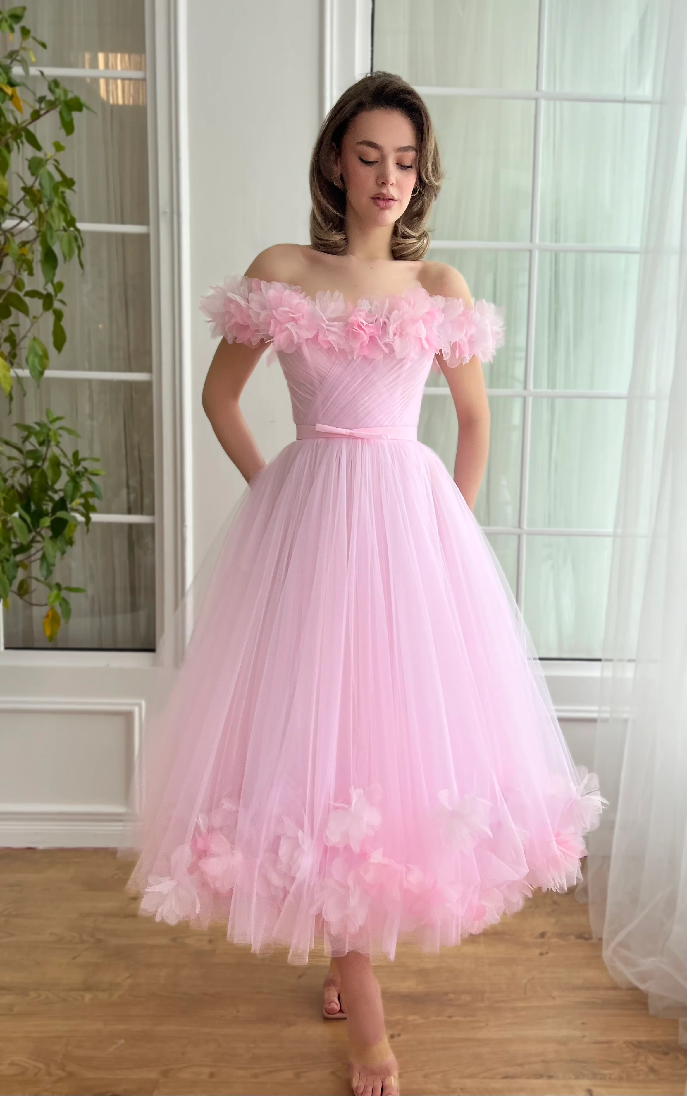 Blush Belle Midi Dress - Image 2