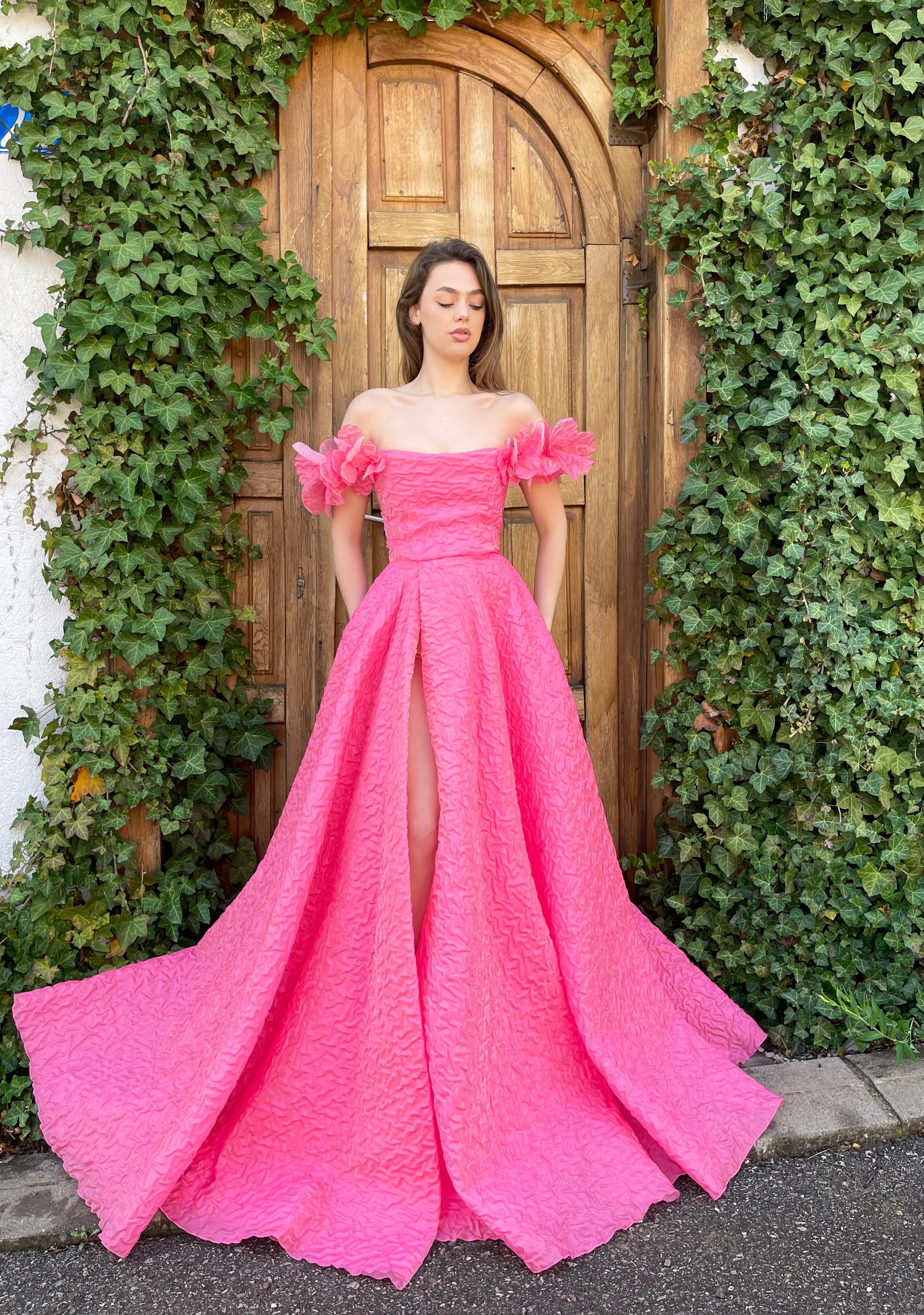 Blush Blossom Gala Gown - Image 3