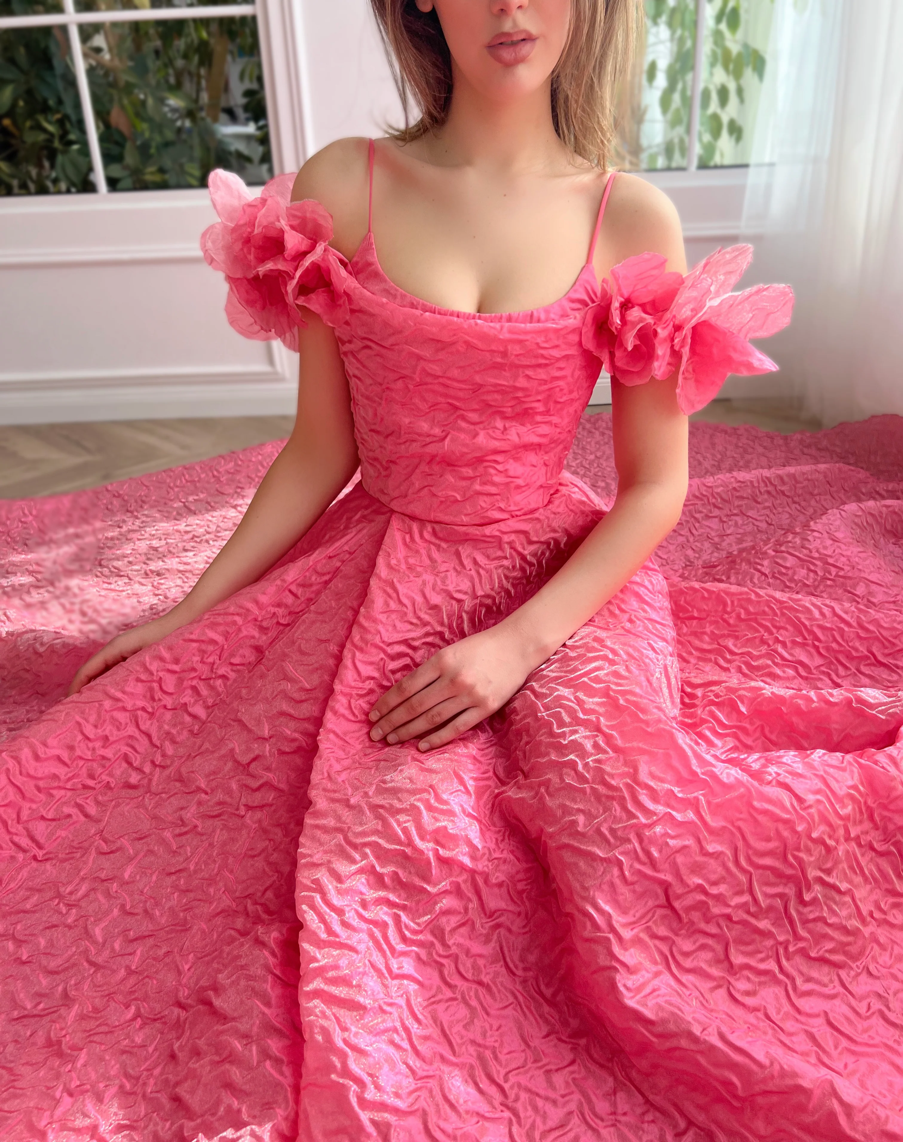 Blush Blossom Gala Gown - Image 4