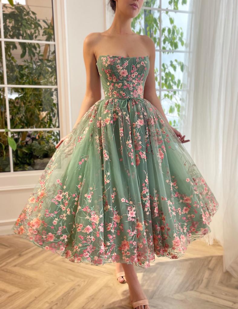 Blushed Rose Bouquet Dress - Image 2