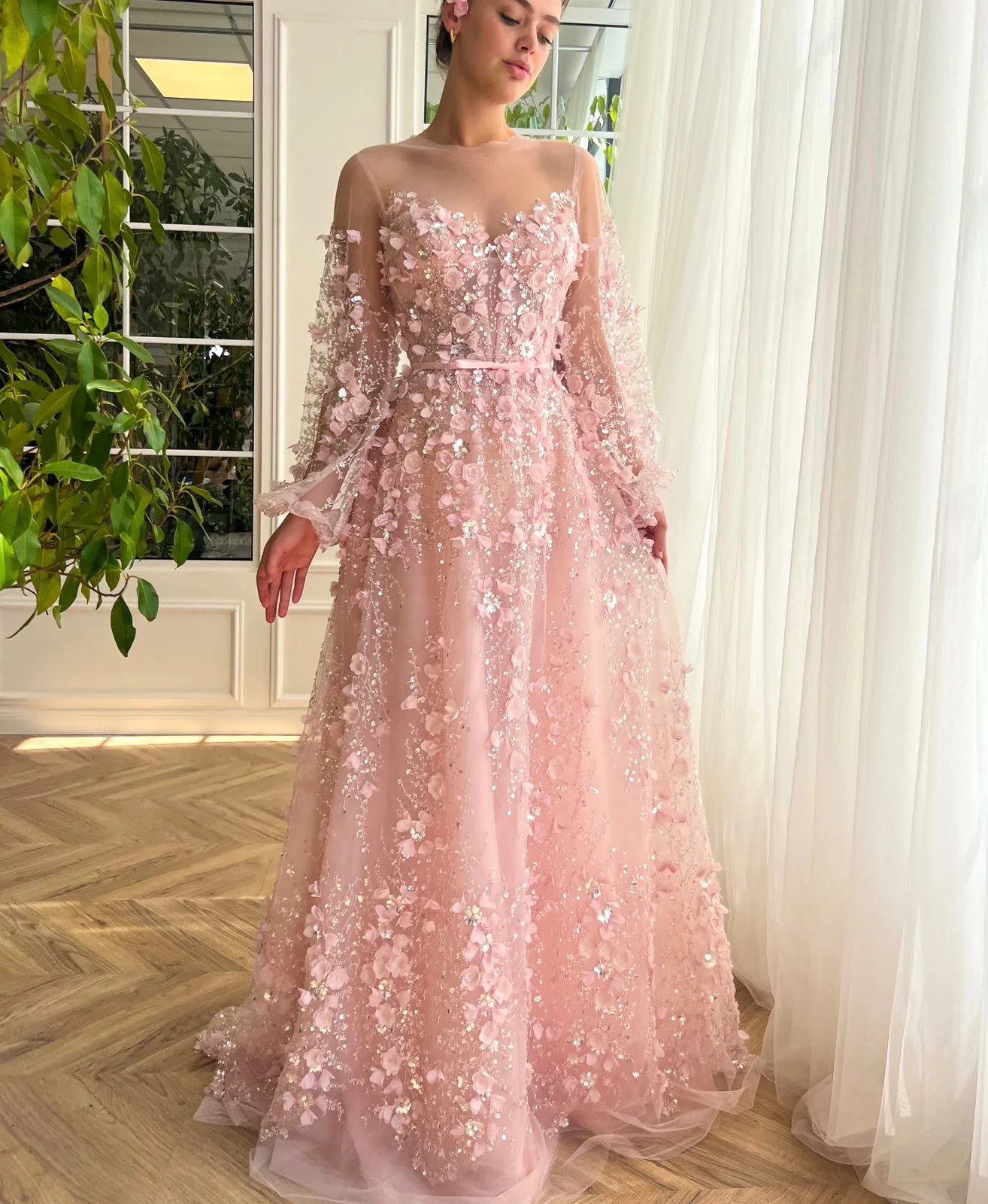 Blushing Blooms Serenade Gown - Image 2