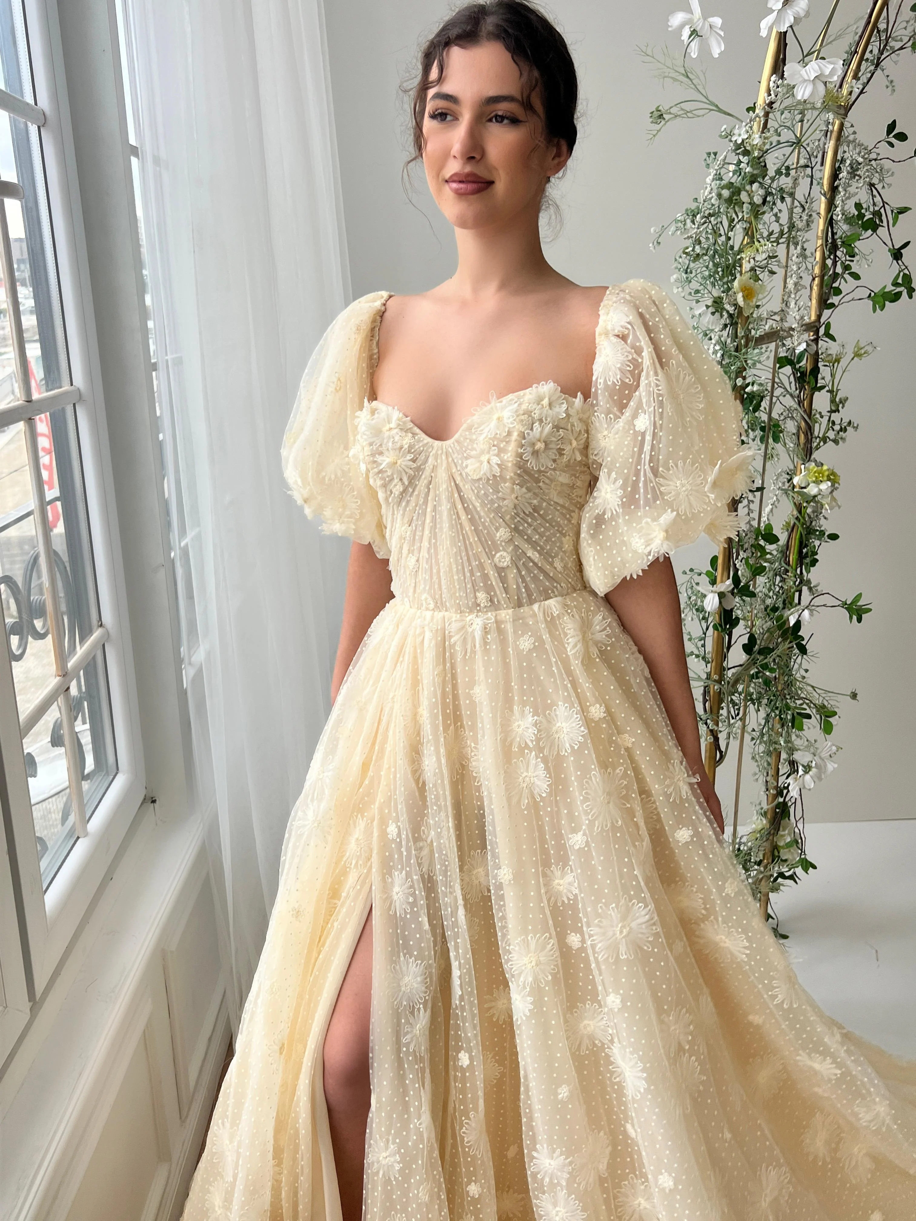 Buttermilk Breeze Gown