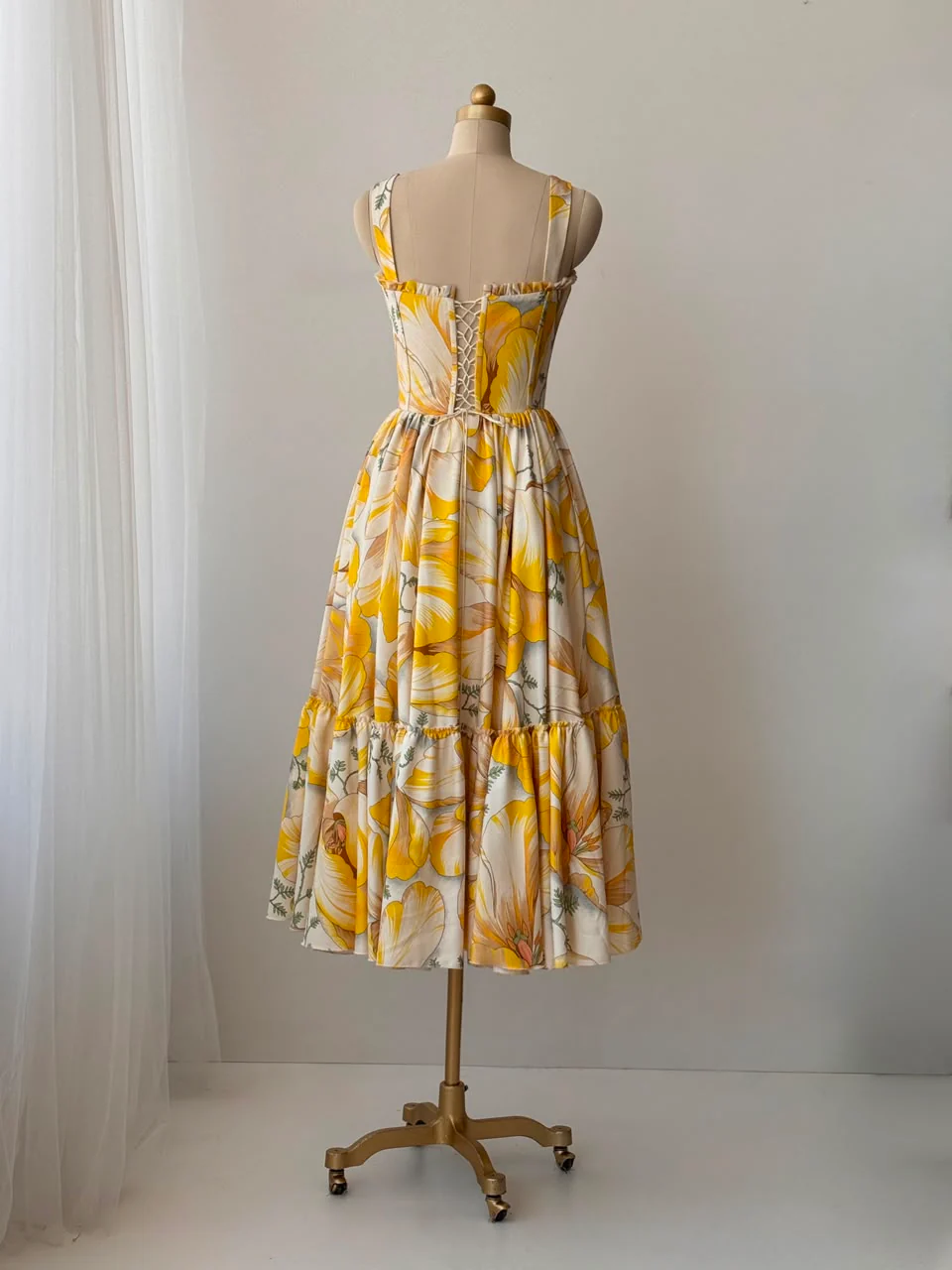 Capri Floral Dress - Image 4