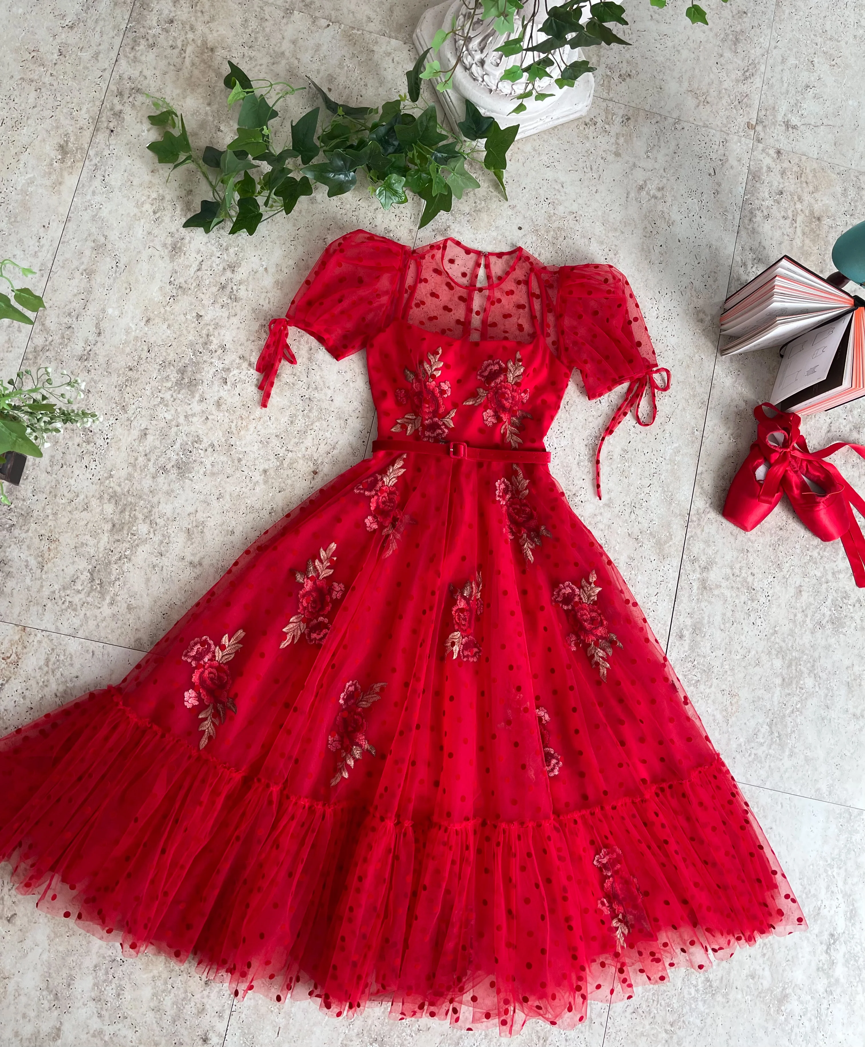 Cardinal Jewel Dress - Image 3