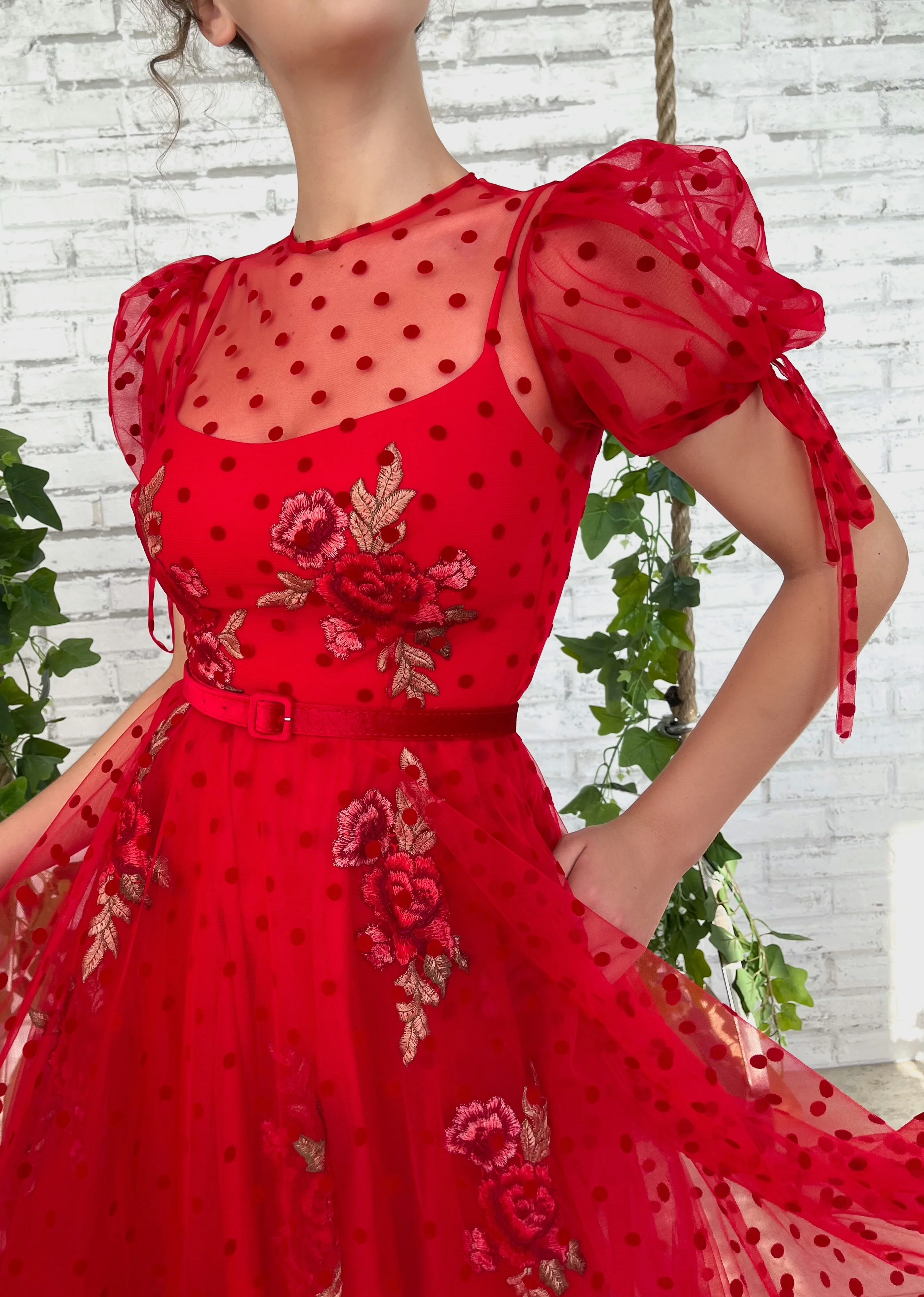 Cardinal Jewel Dress - Image 6