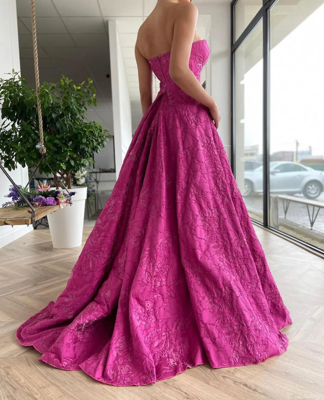 Cerise Amorous Gown - Image 4