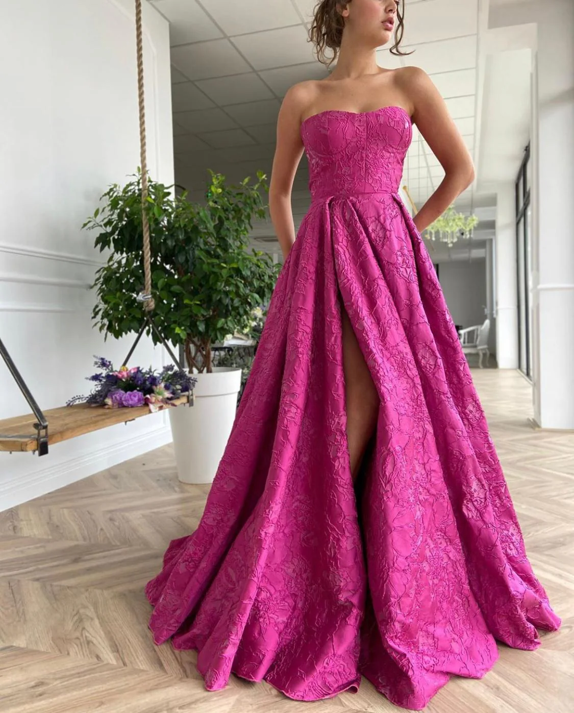 Cerise Amorous Gown - Image 5