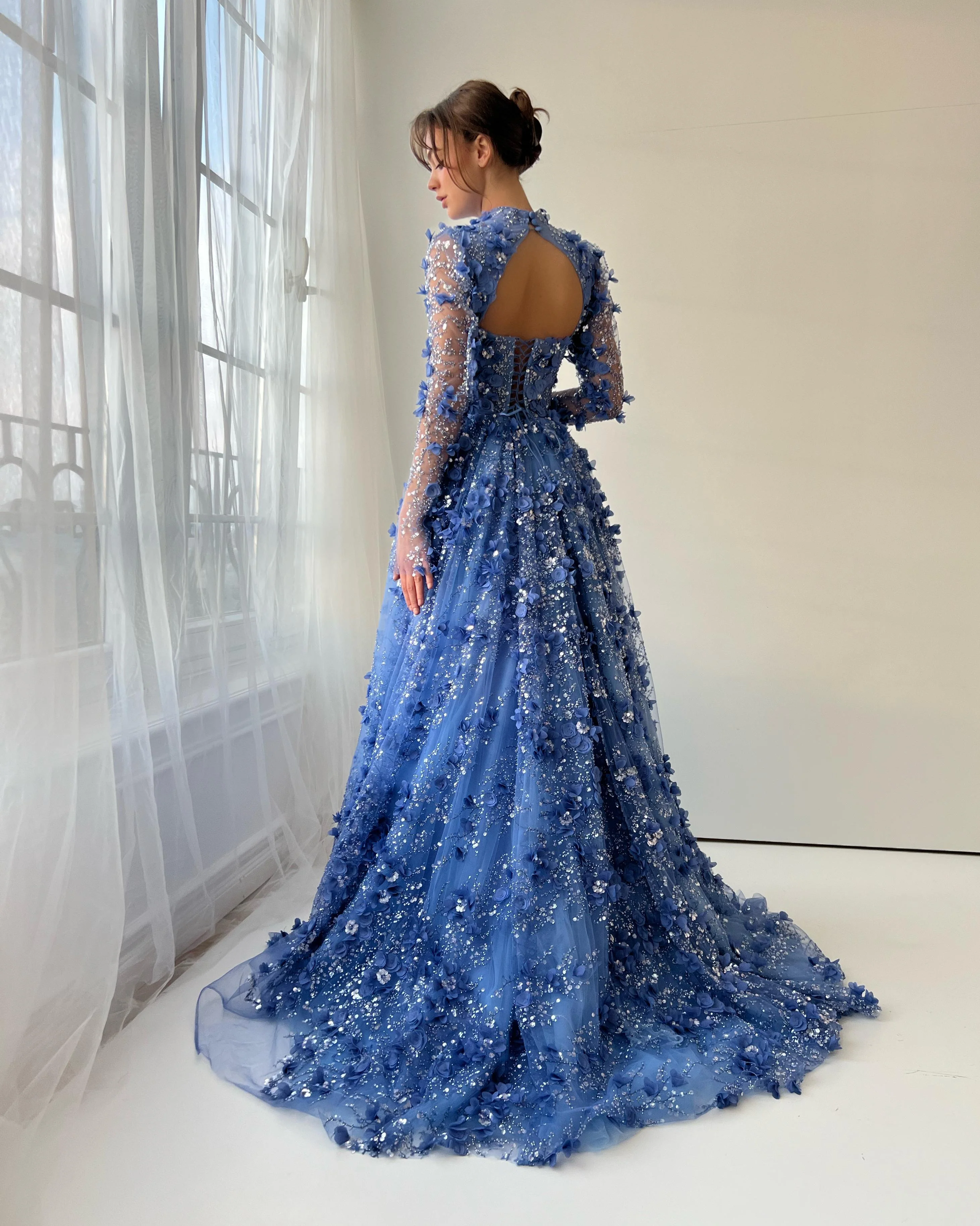 Cerulean Princess Gown - Image 3