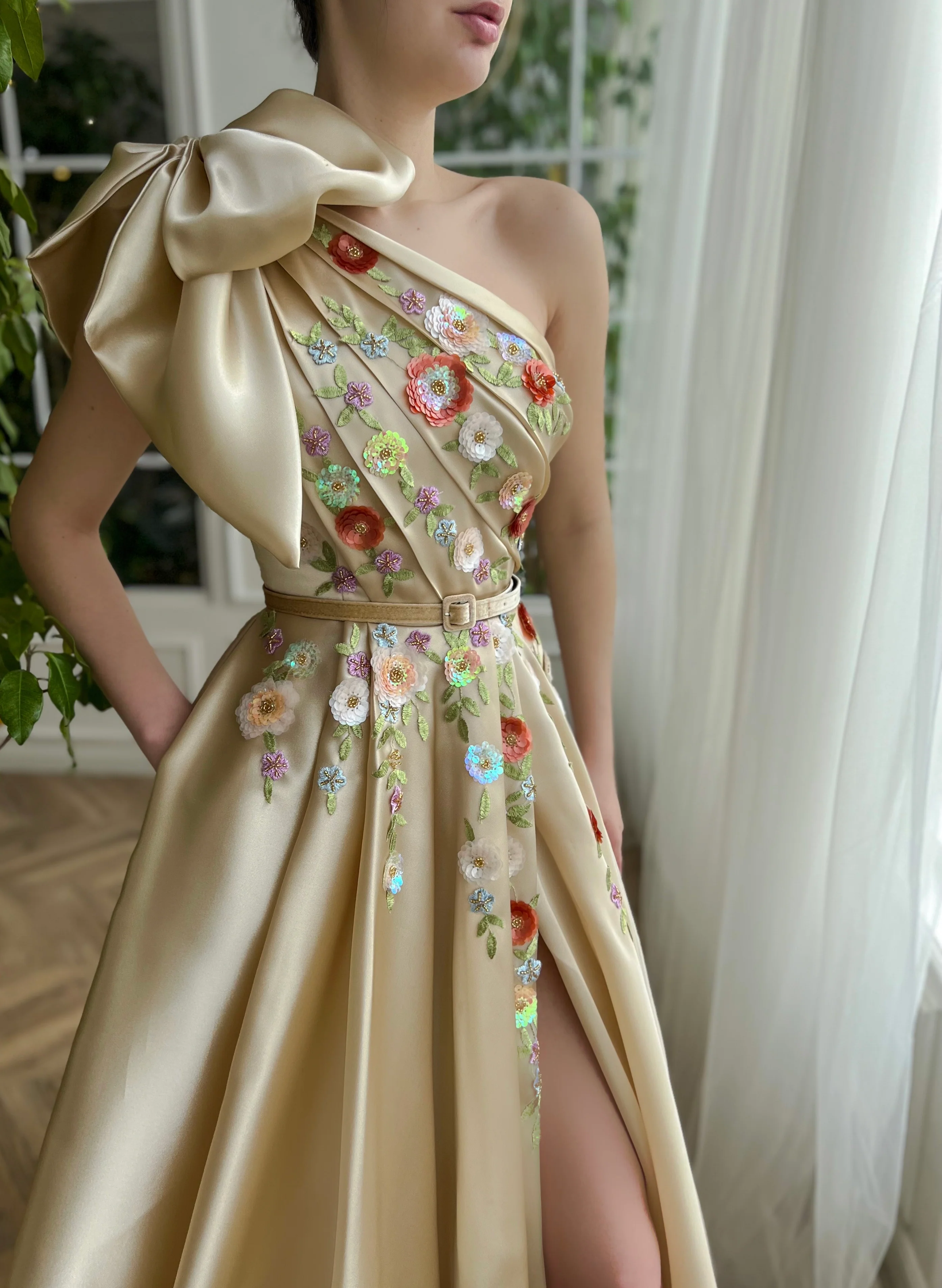 Champagne Gardenia Dress - Image 2