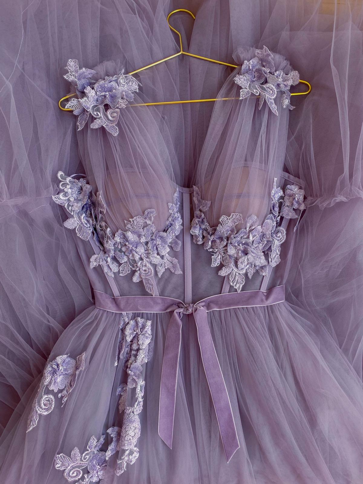 Charming Violet Gown - Image 5