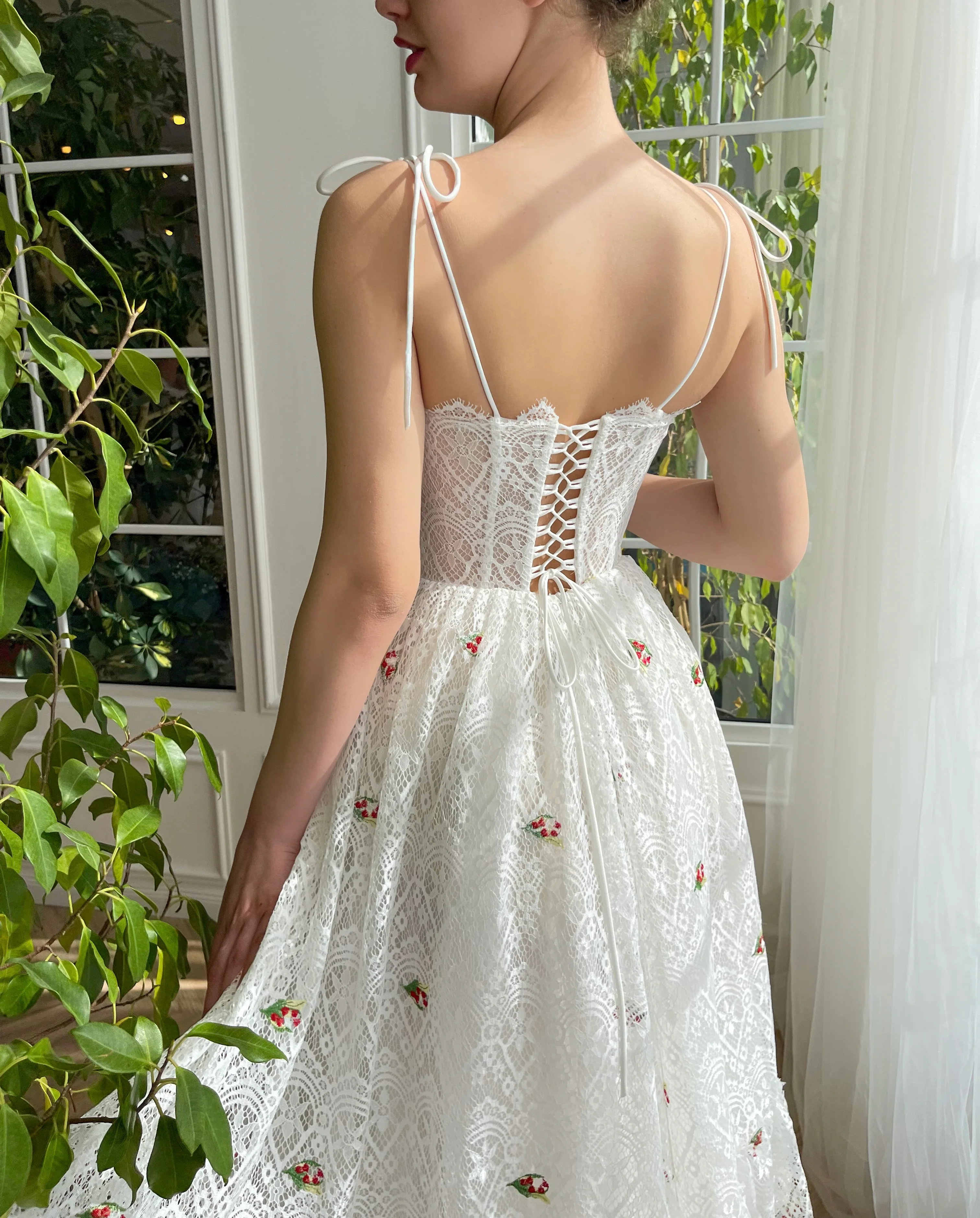 Cherry Crystal Couture Dress - Image 5