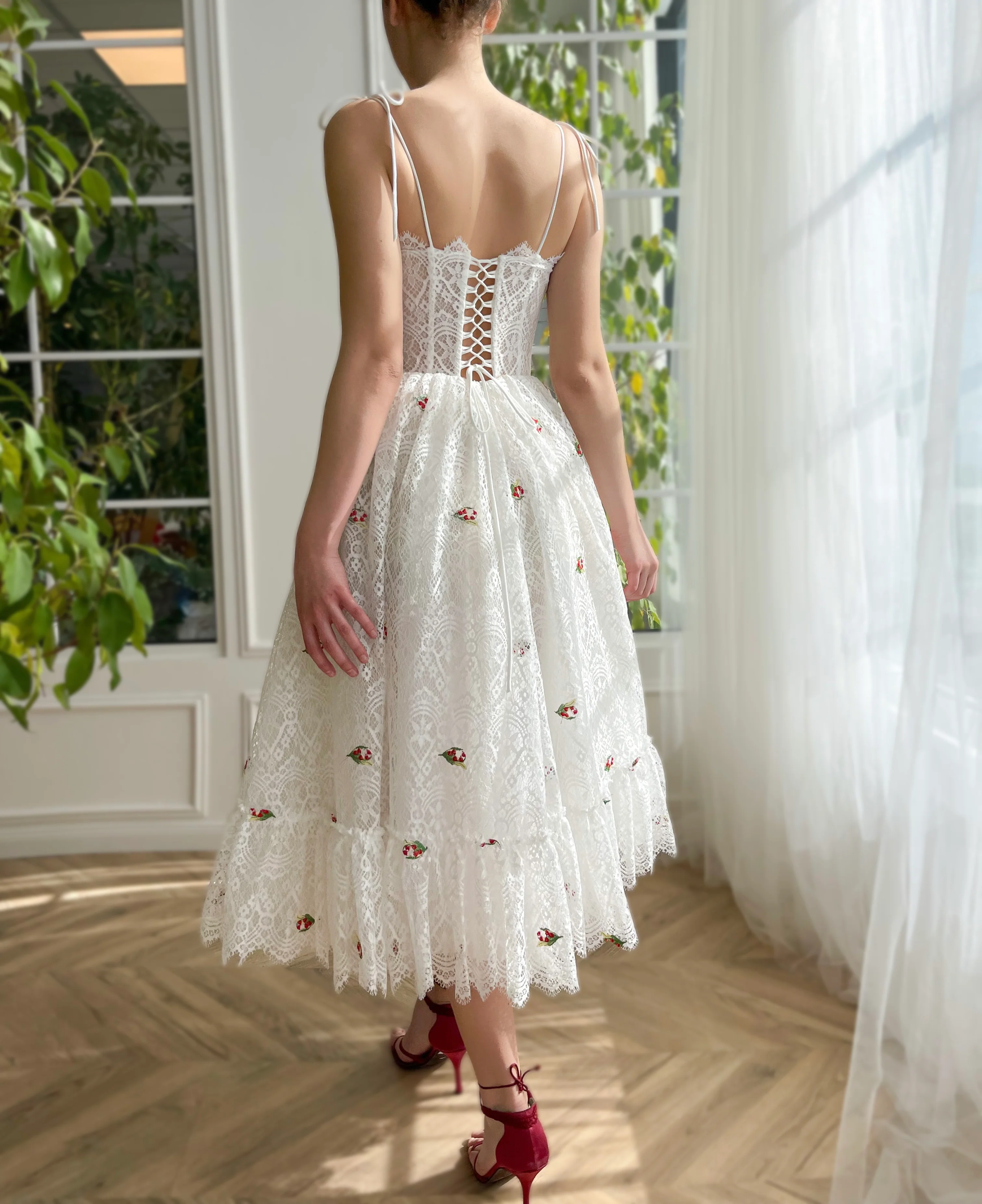 Cherry Crystal Couture Dress - Image 6