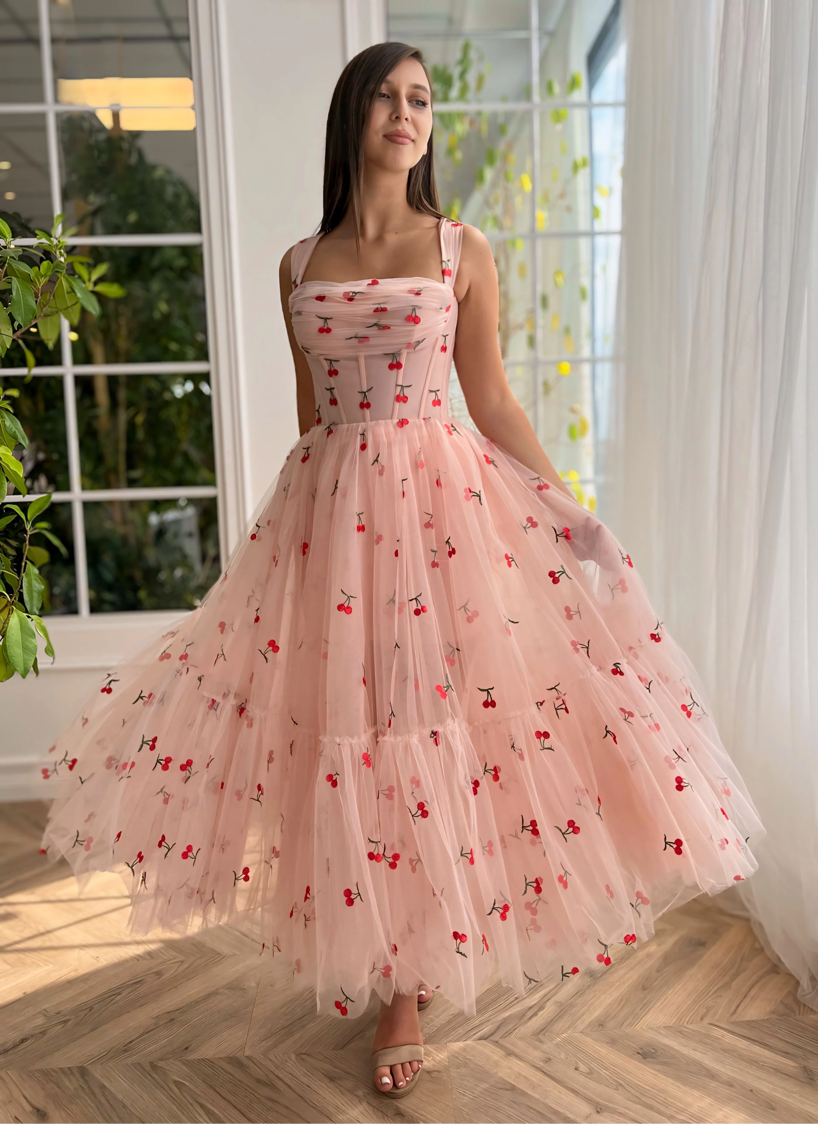 Cherry Cupcake Midi Dress