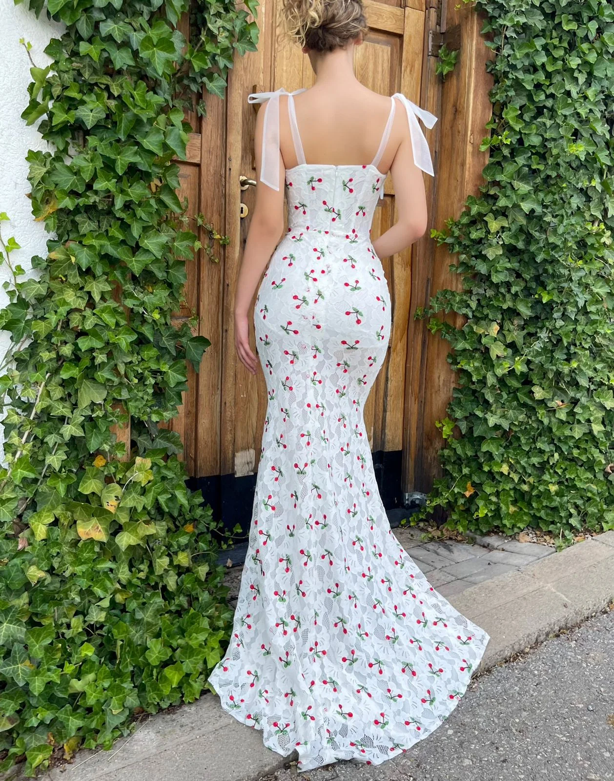 Cherry Whisper Corset Gown - Image 3