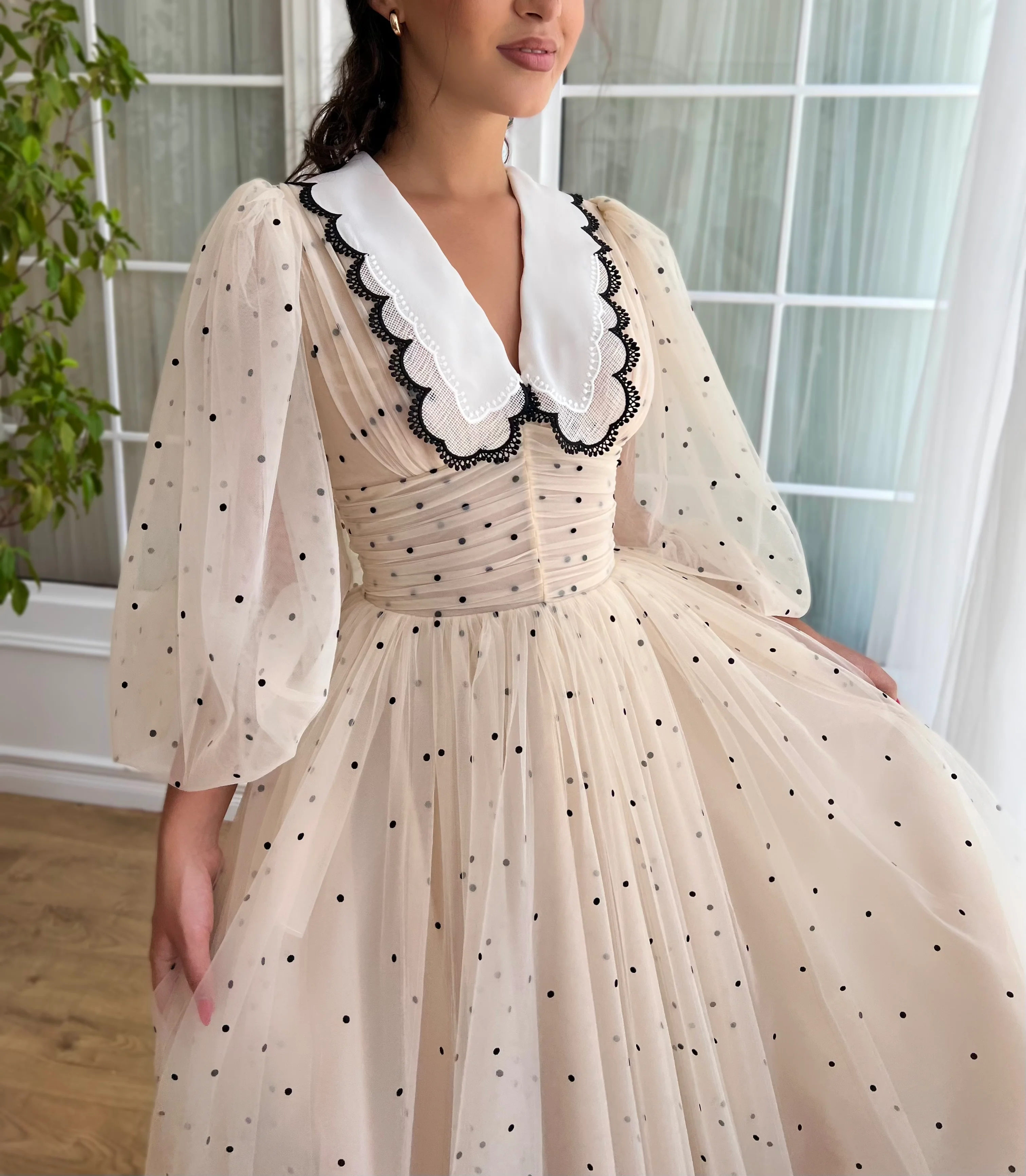 Classic Polka Dot Dress - Image 3