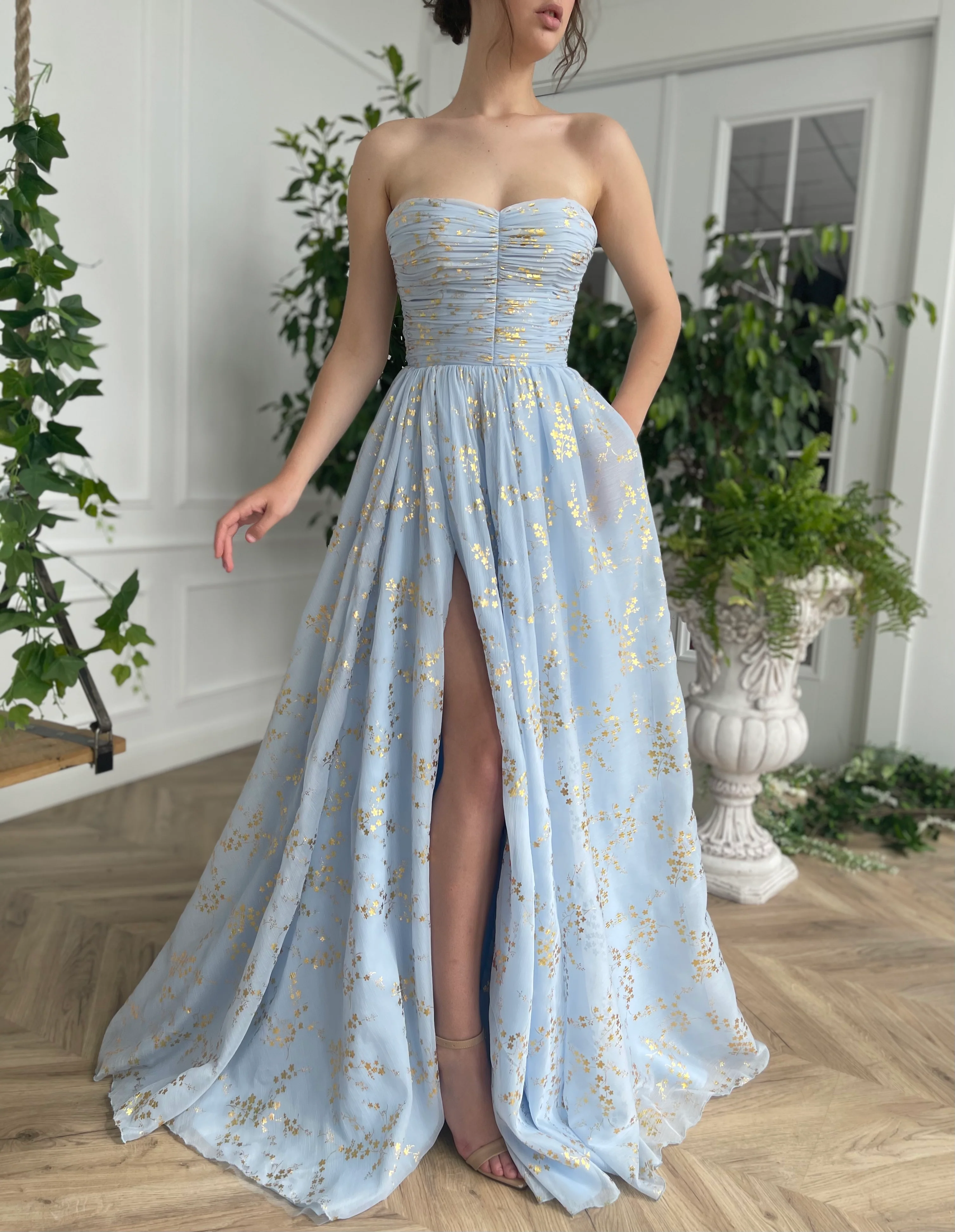 Cloud Starlet Cape Gown - Image 5