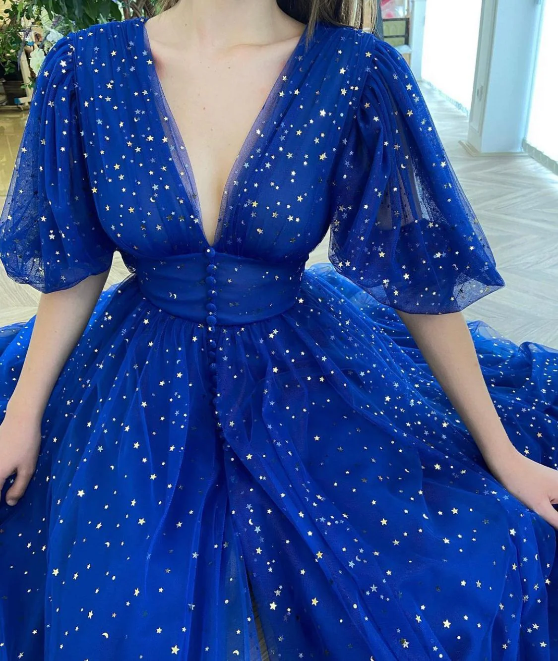 Cobalt Starry Dress - Image 4