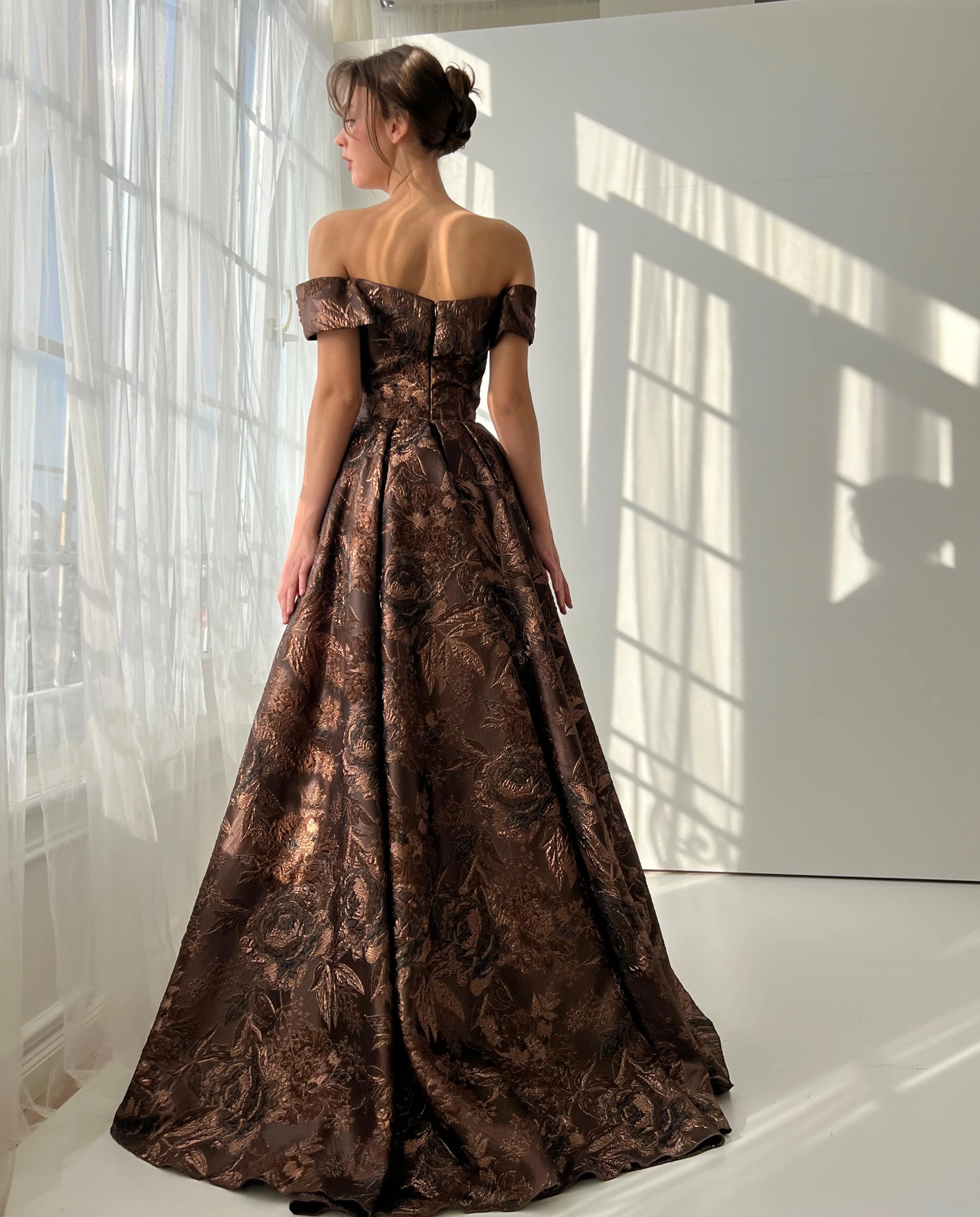 Cocoa Leaves Gown - Image 3