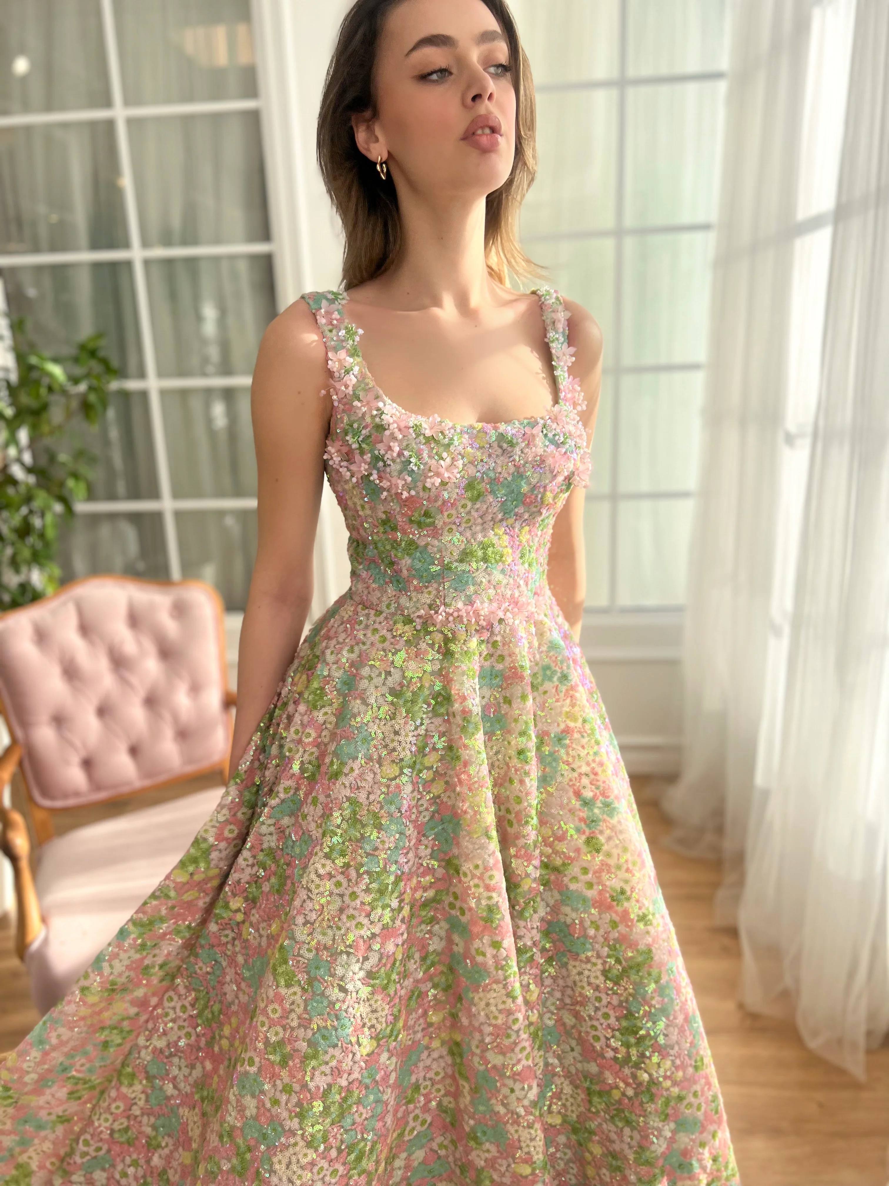 Coral Rose Gown - Image 3