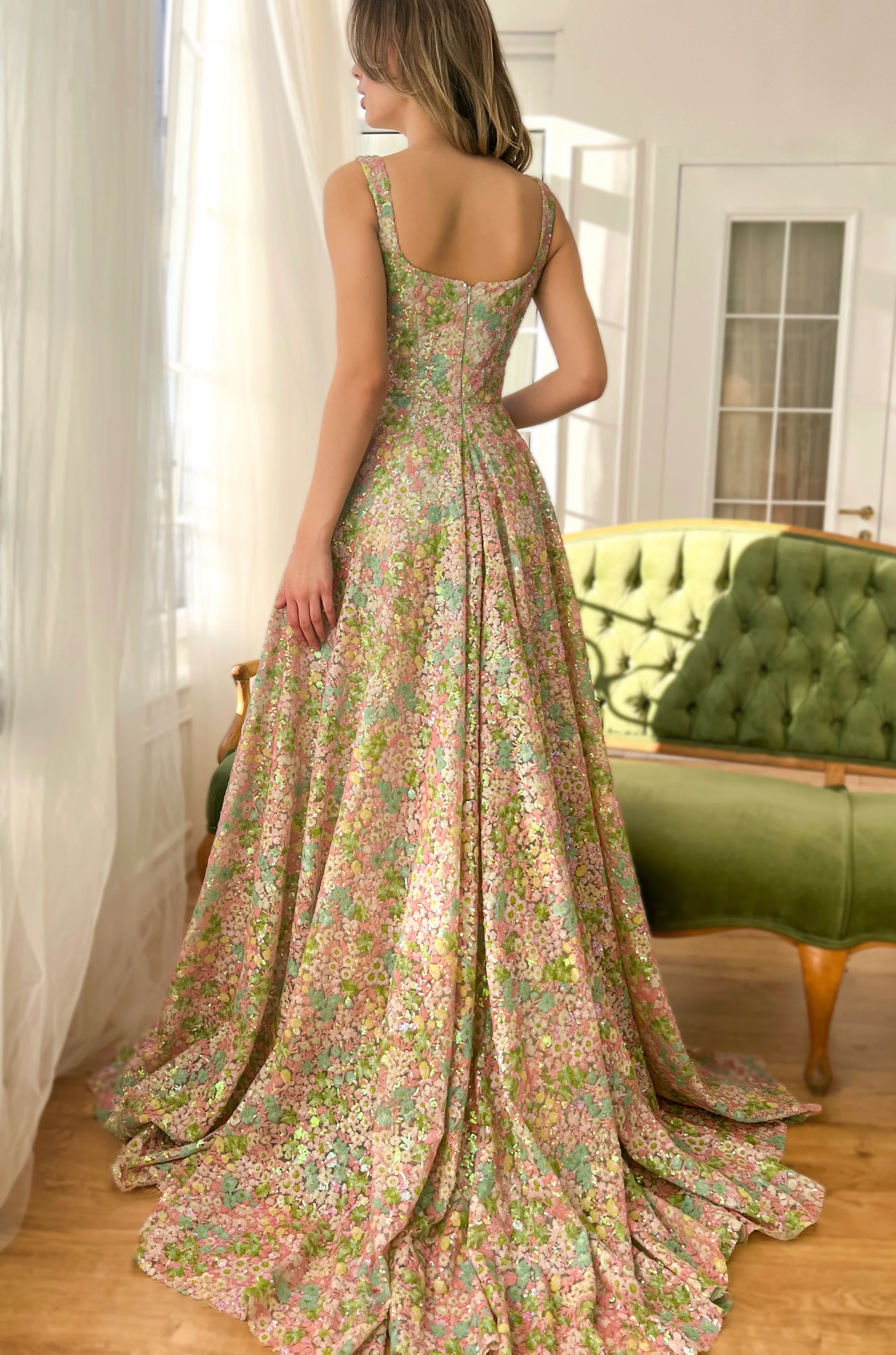 Coral Rose Gown - Image 6