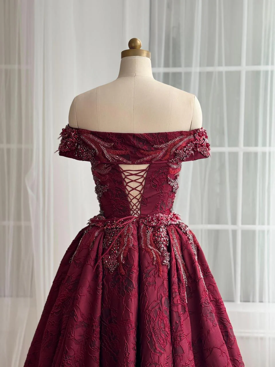 Cranberry Crown Gown - Image 3