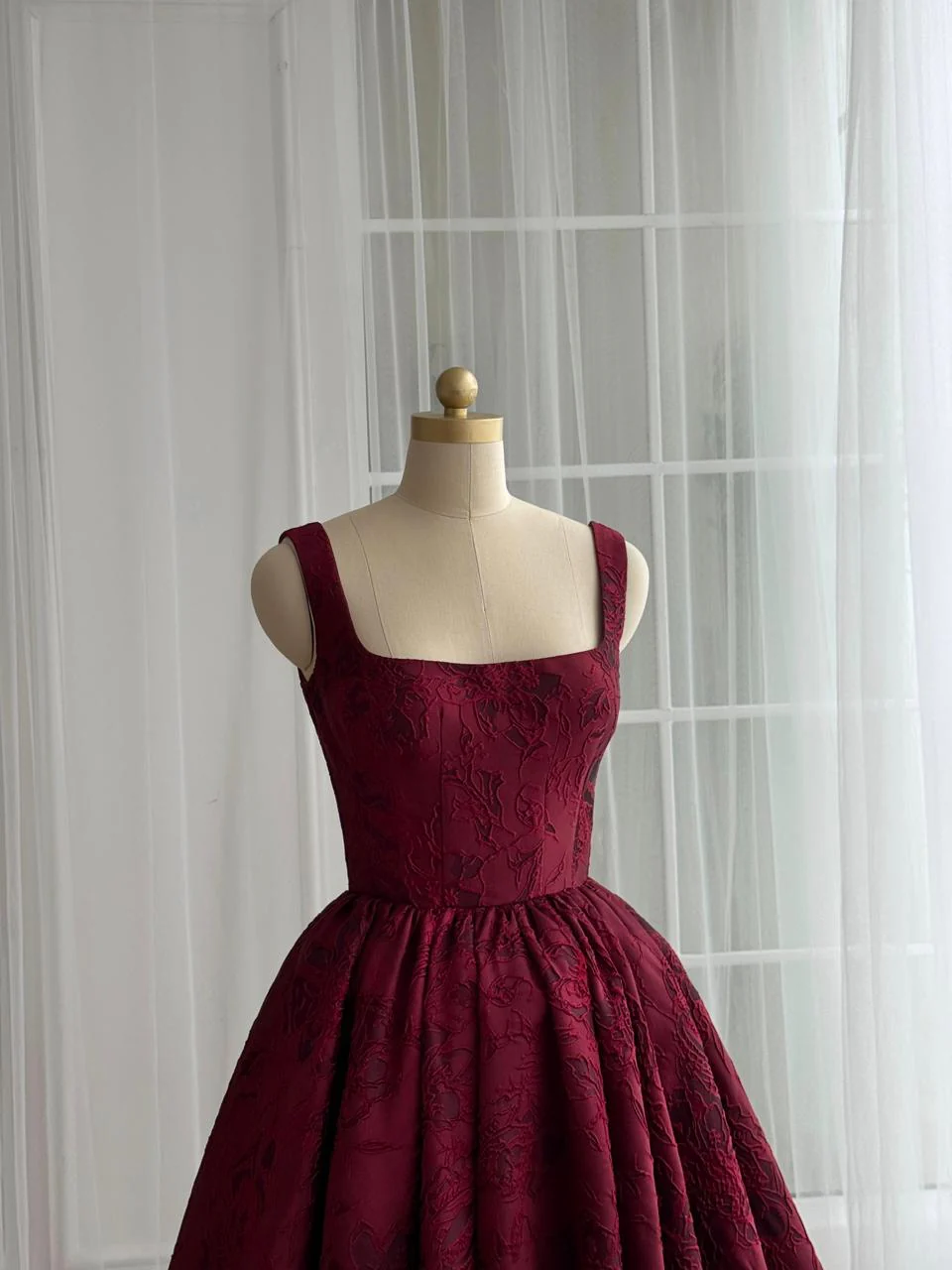 Cranberry Midi Dress - Image 2