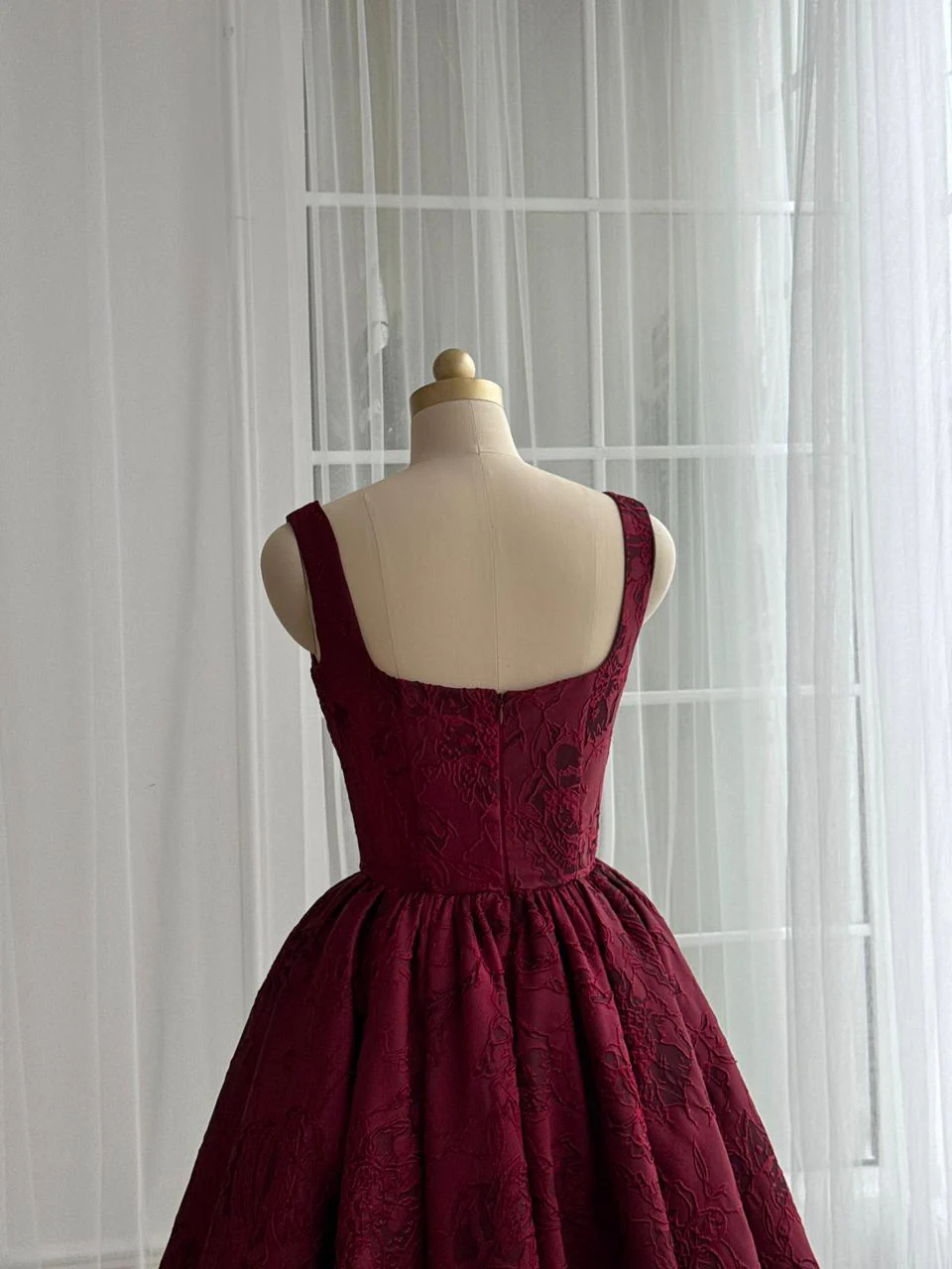Cranberry Midi Dress - Image 3