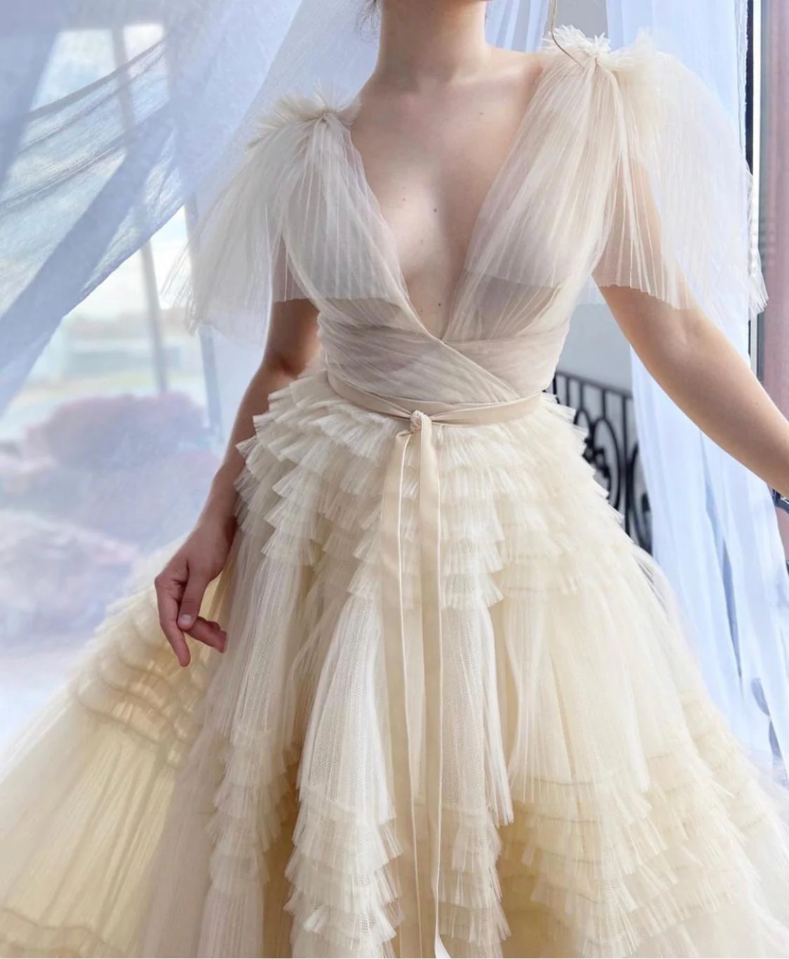 Creamy Aria Gown - Image 2