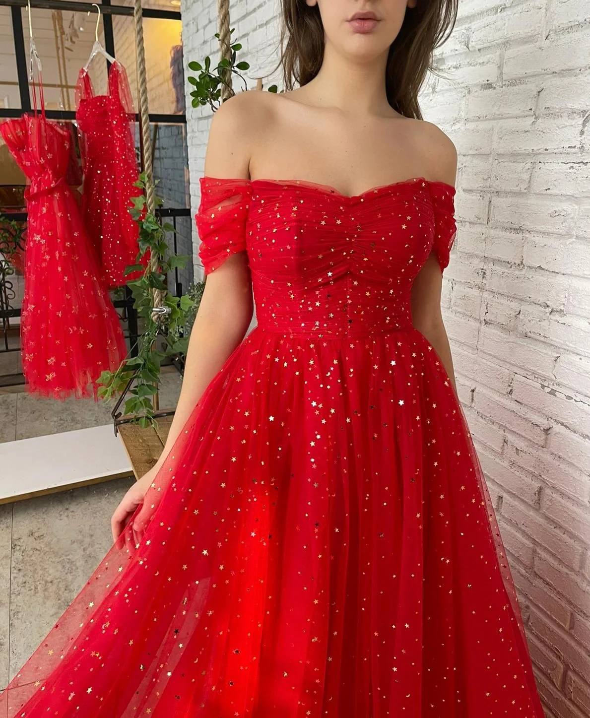Crimson Galaxy Gown - Image 2