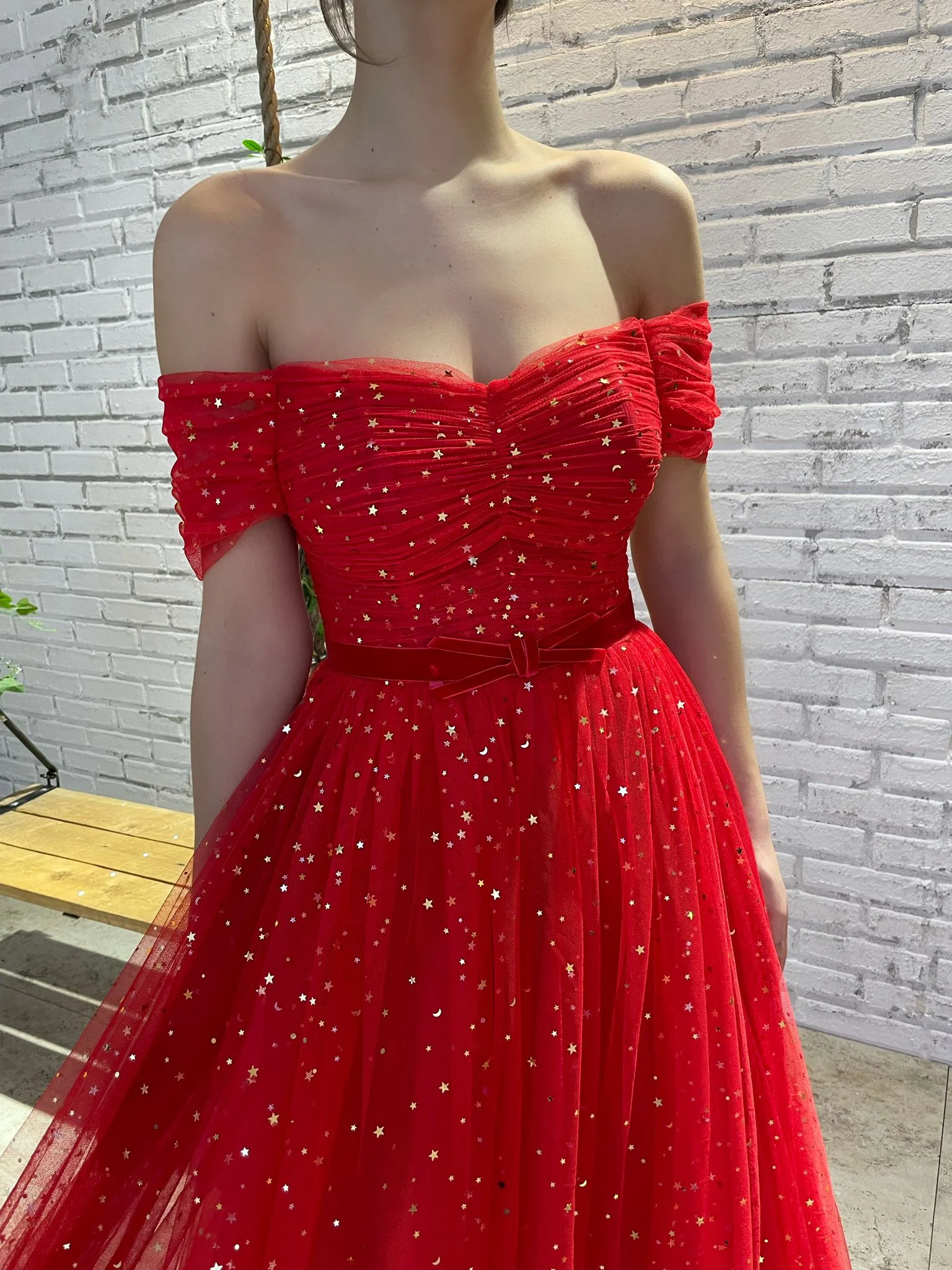 Crimson Galaxy Gown - Image 5