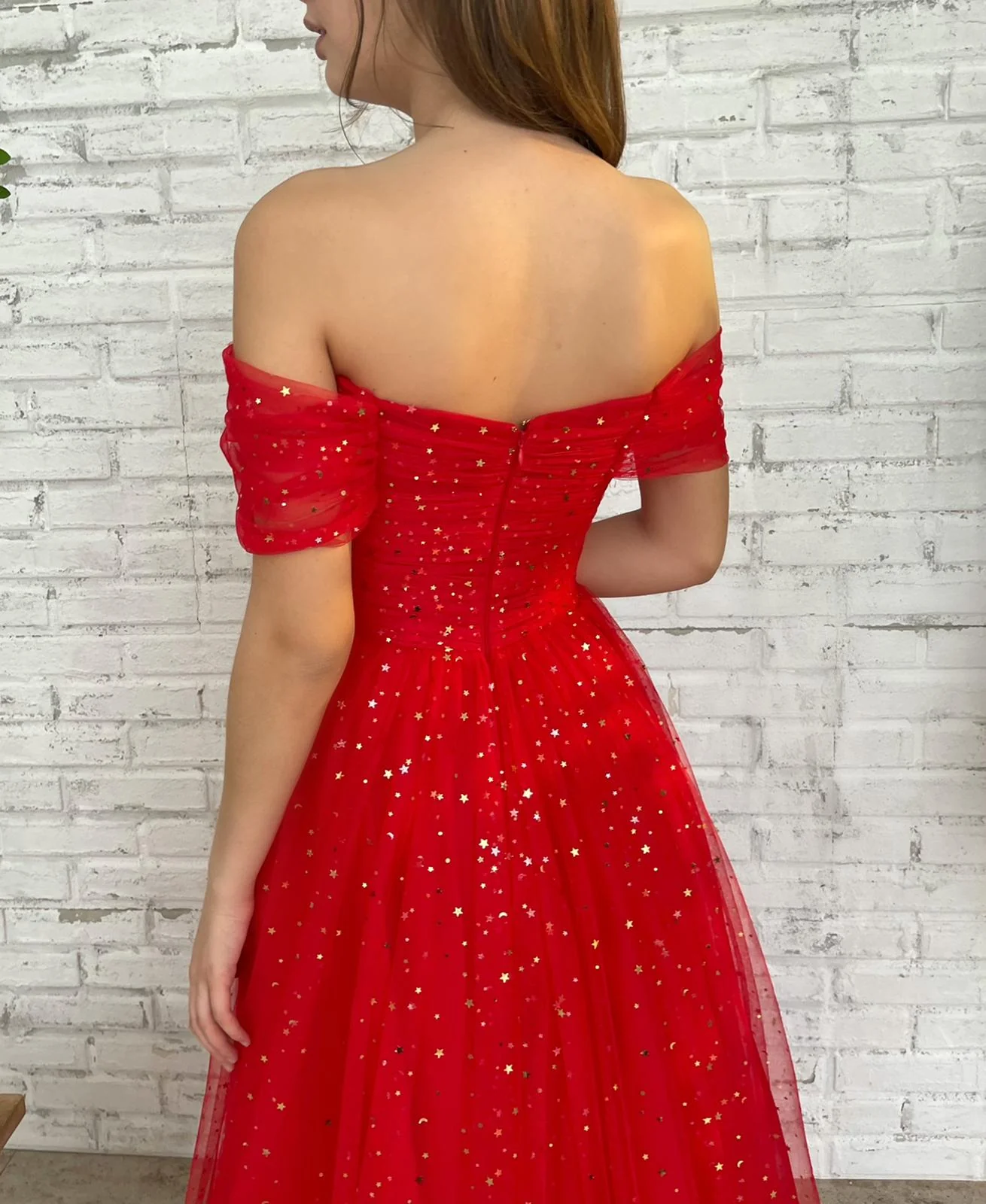 Crimson Galaxy Gown - Image 6