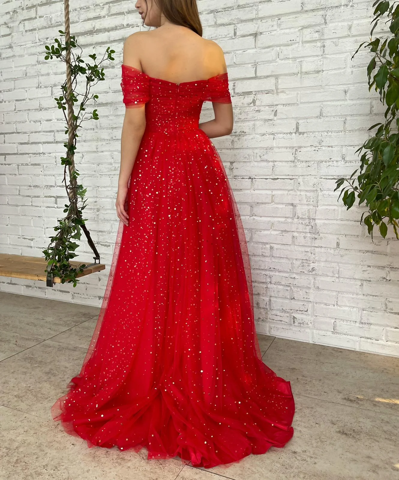Crimson Galaxy Gown - Image 7