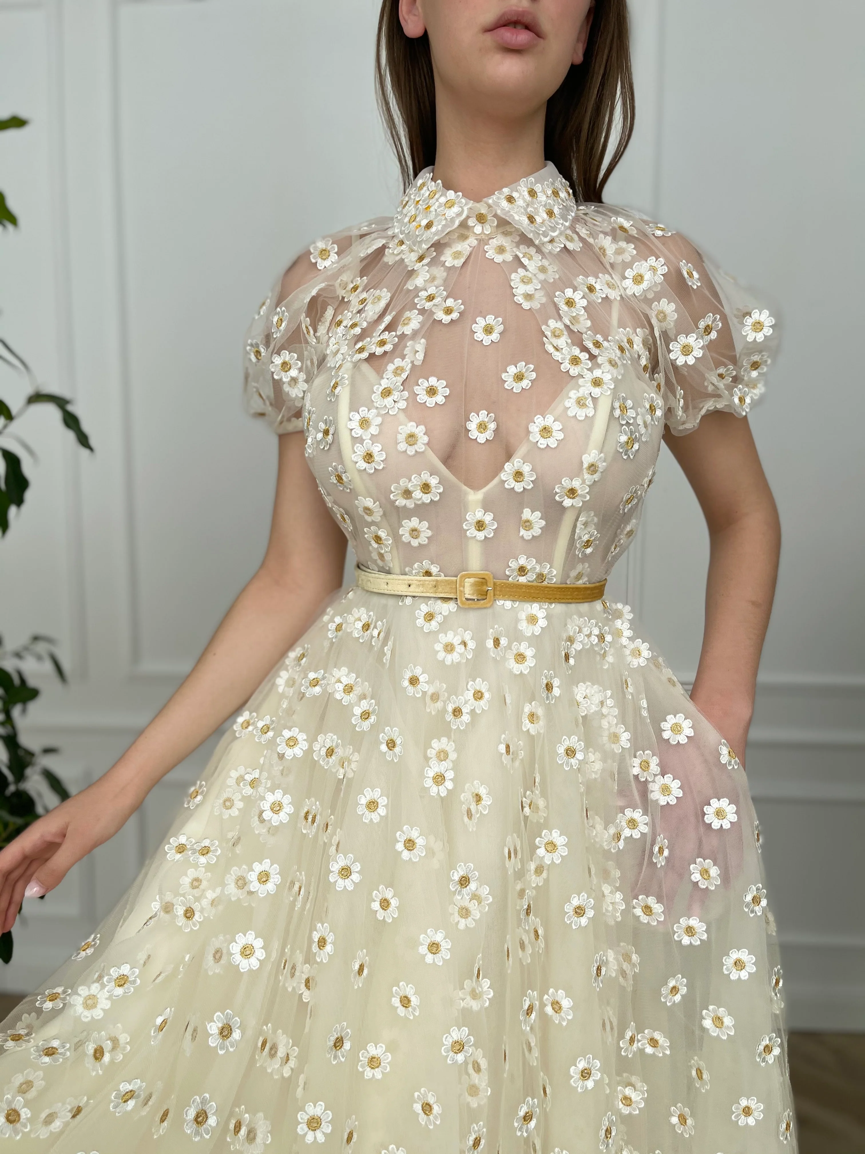 Daisy Bell Belted Dress - Image 3